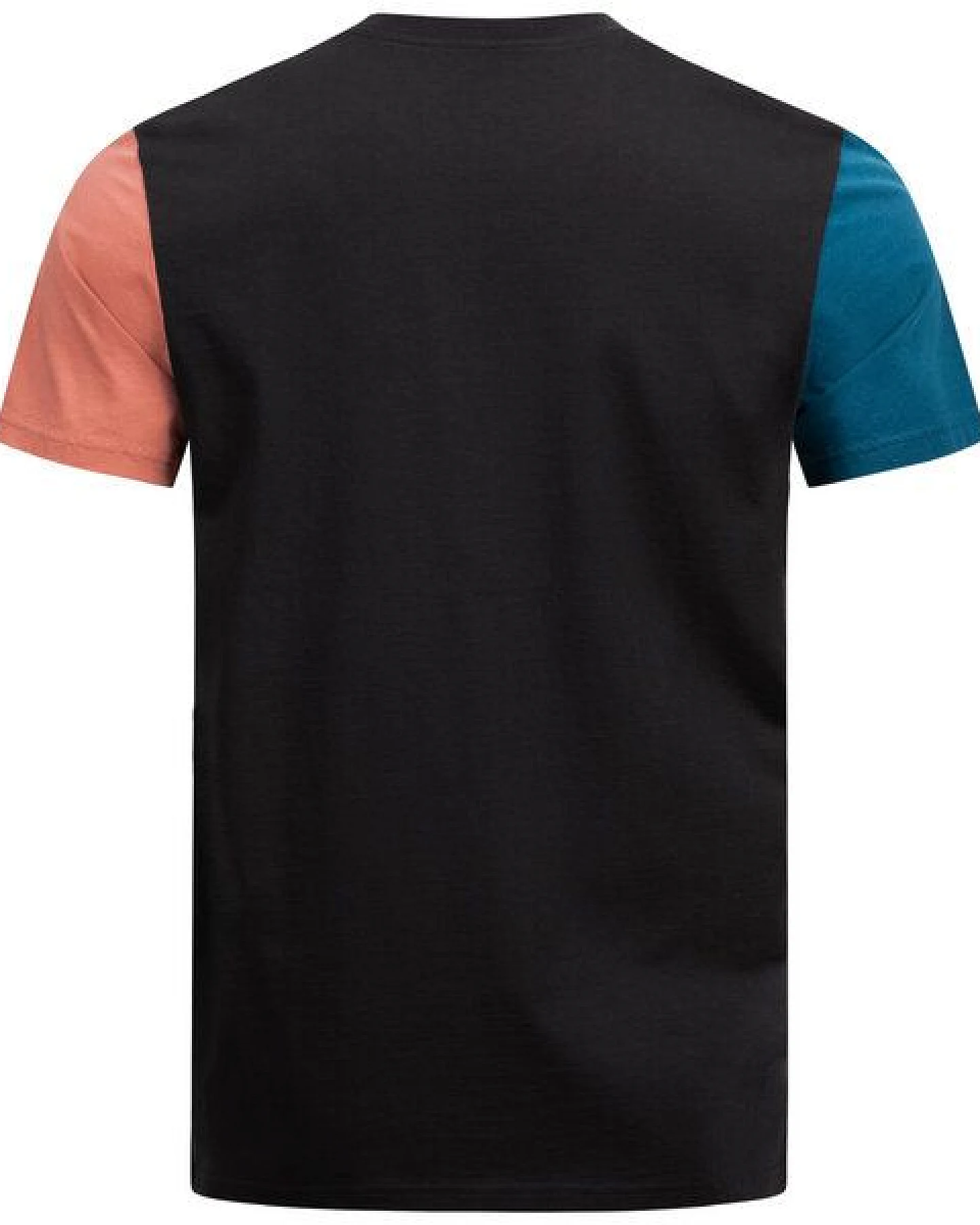 Lexi&Bö Colored Sleeves T-Shirt Herren mit Logo Print – Ansicht 2