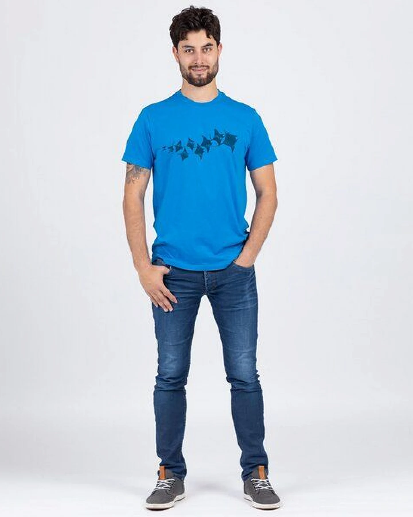Lexi&Bö Manta Rays T-Shirt Herren – Ansicht 2