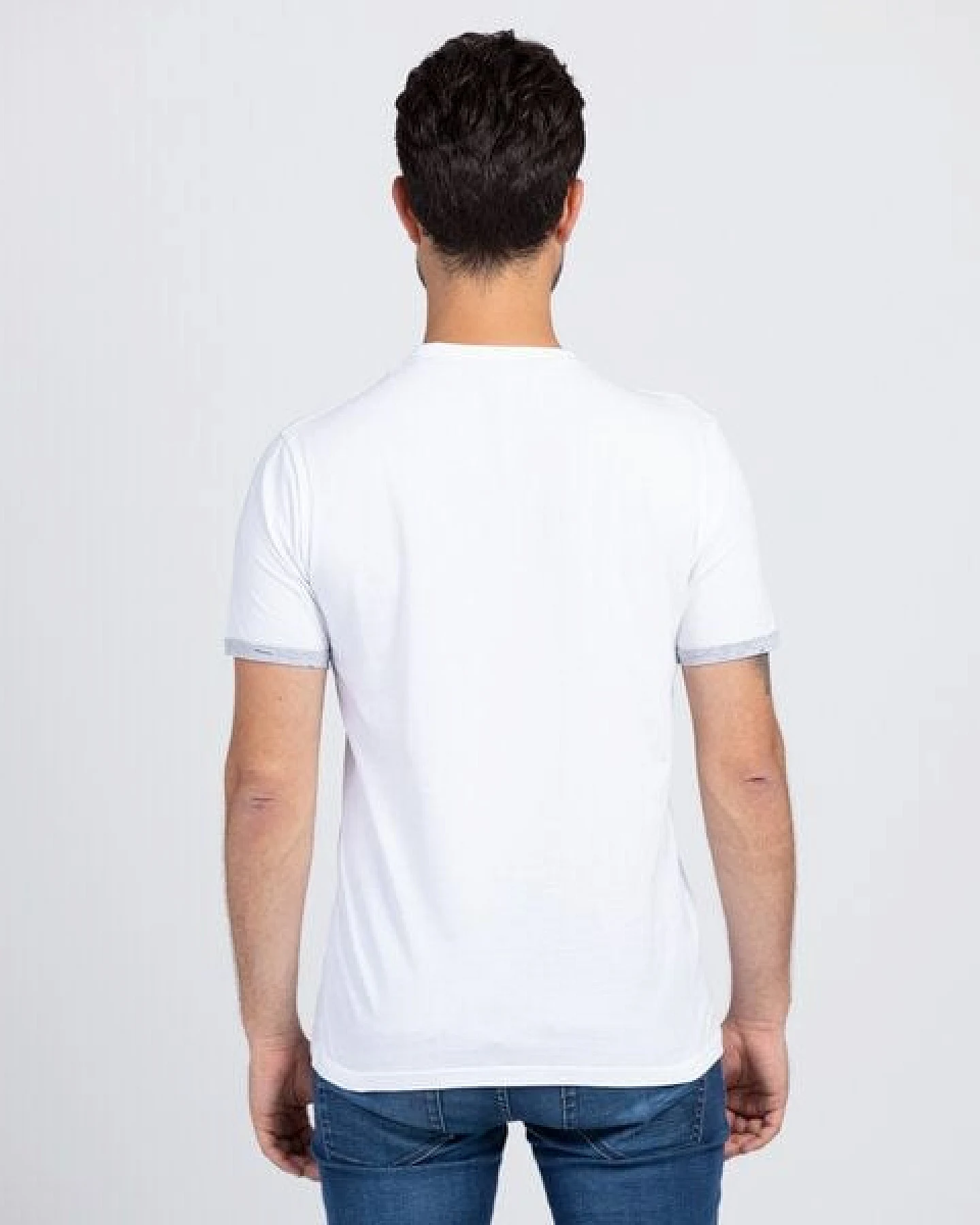 Lexi&Bö Shark Fin Pocket T-Shirt Herren – Ansicht 2
