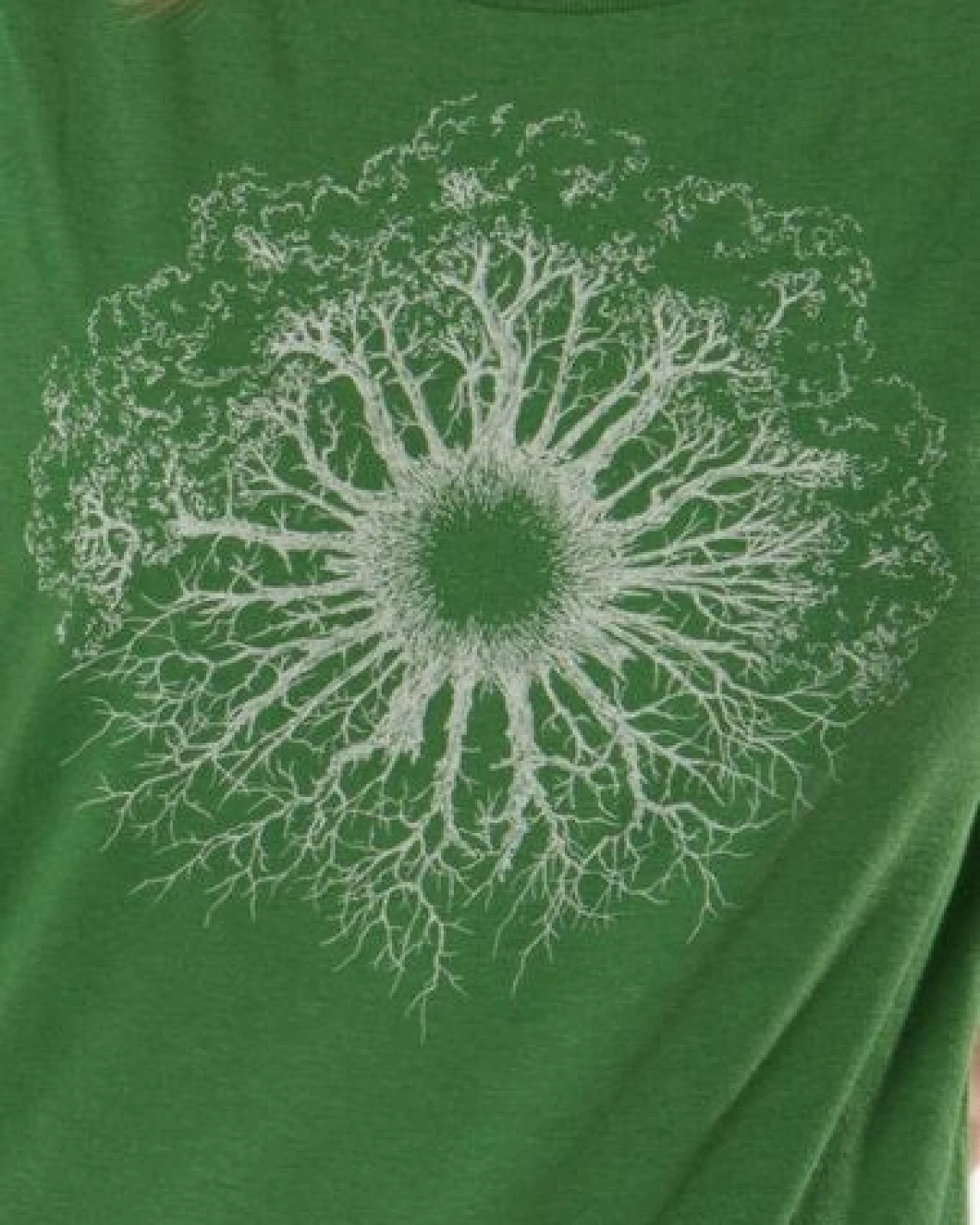 Life-Tree Bambus Shirt Fairwear für Damen "WoodenIris" in Denim Blue/Eggplant/Leaf Green – Ansicht 4