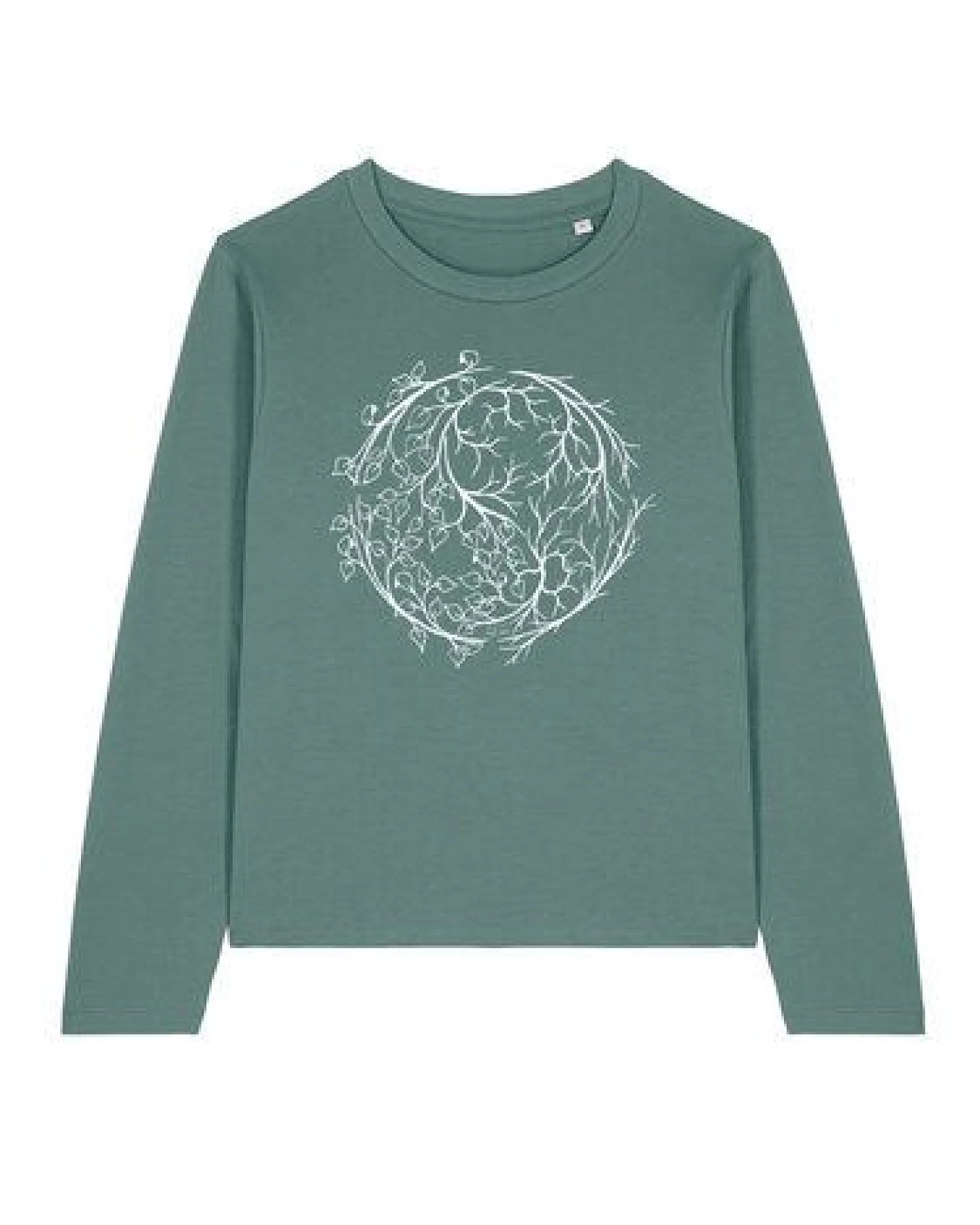Life-Tree Organic Fairwear Longsleeve Women Fairwear Organic Bay YinYang – Ansicht 3