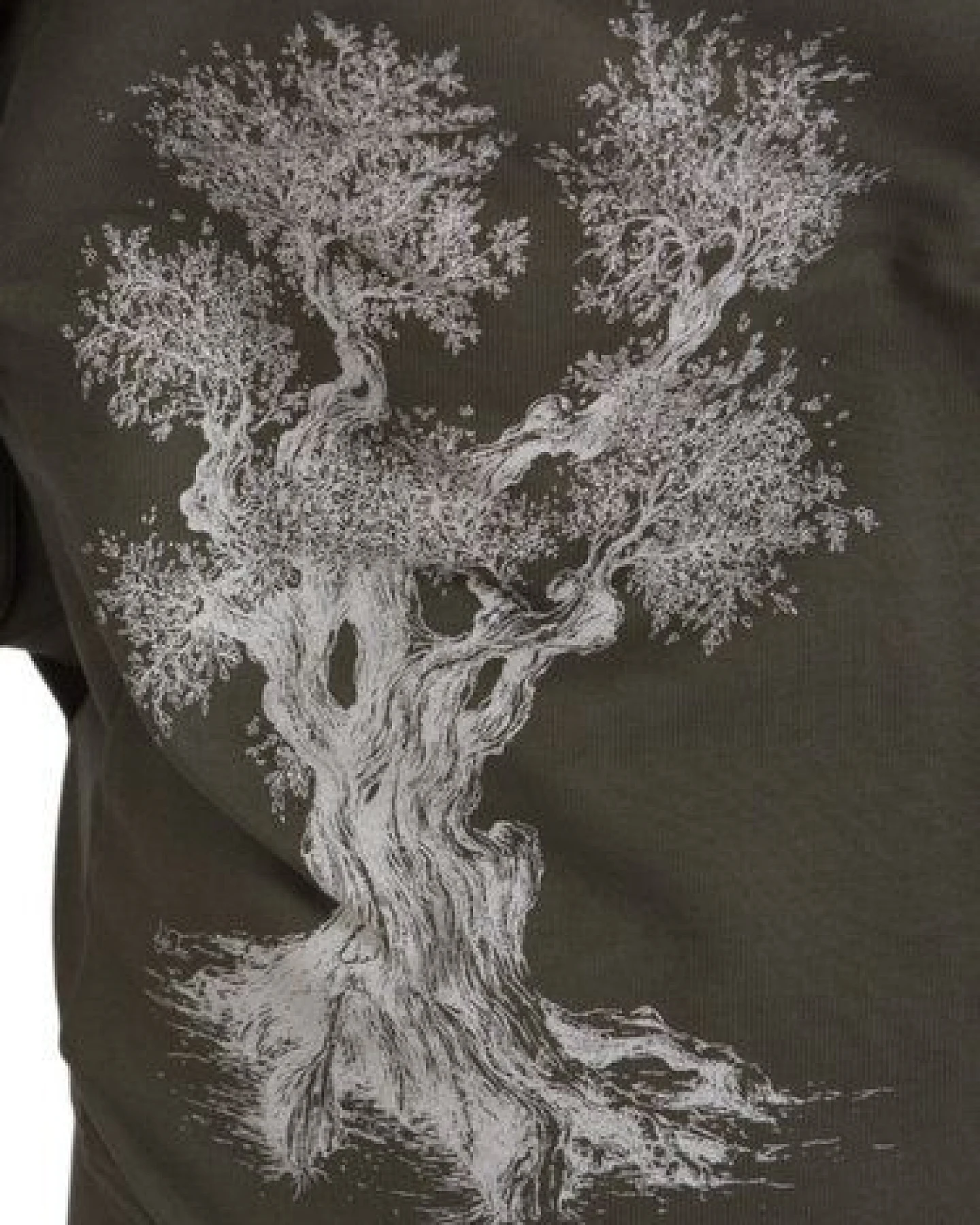 Life-Tree Organic Fairwear Shirt Men Khaki Pine Tree – Ansicht 4