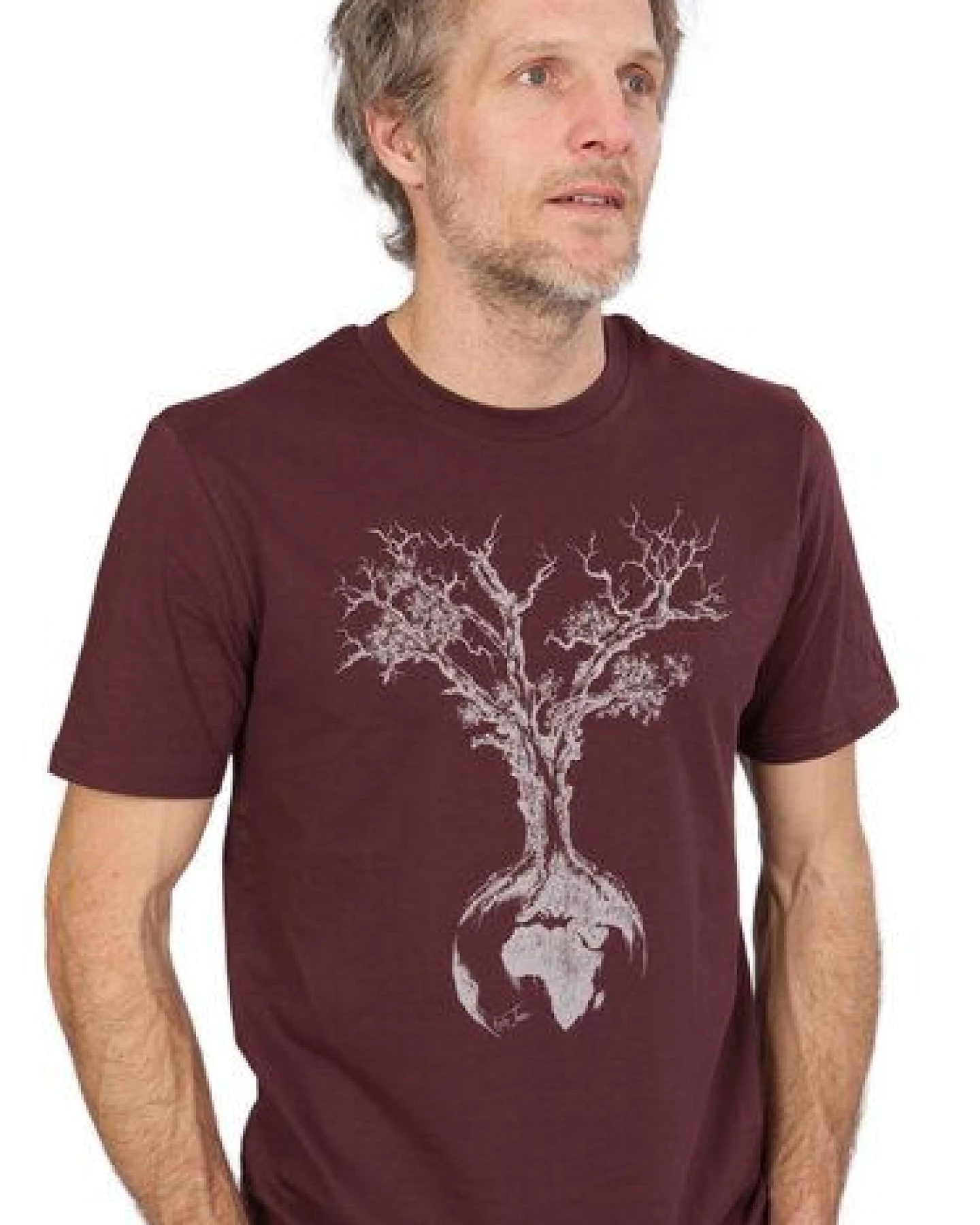 Life-Tree Organic Fairwear Shirt Men Weltenbaum – Ansicht 2