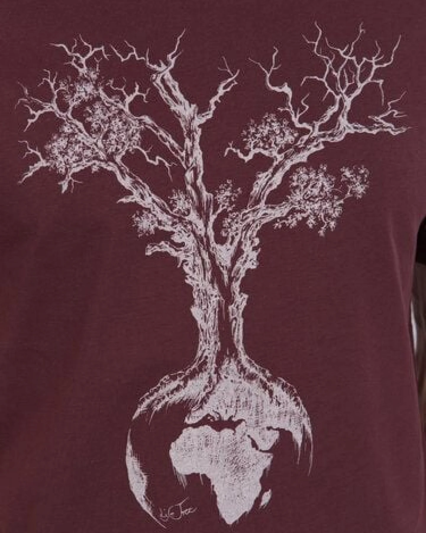 Life-Tree Organic Fairwear Shirt Men Weltenbaum – Ansicht 3
