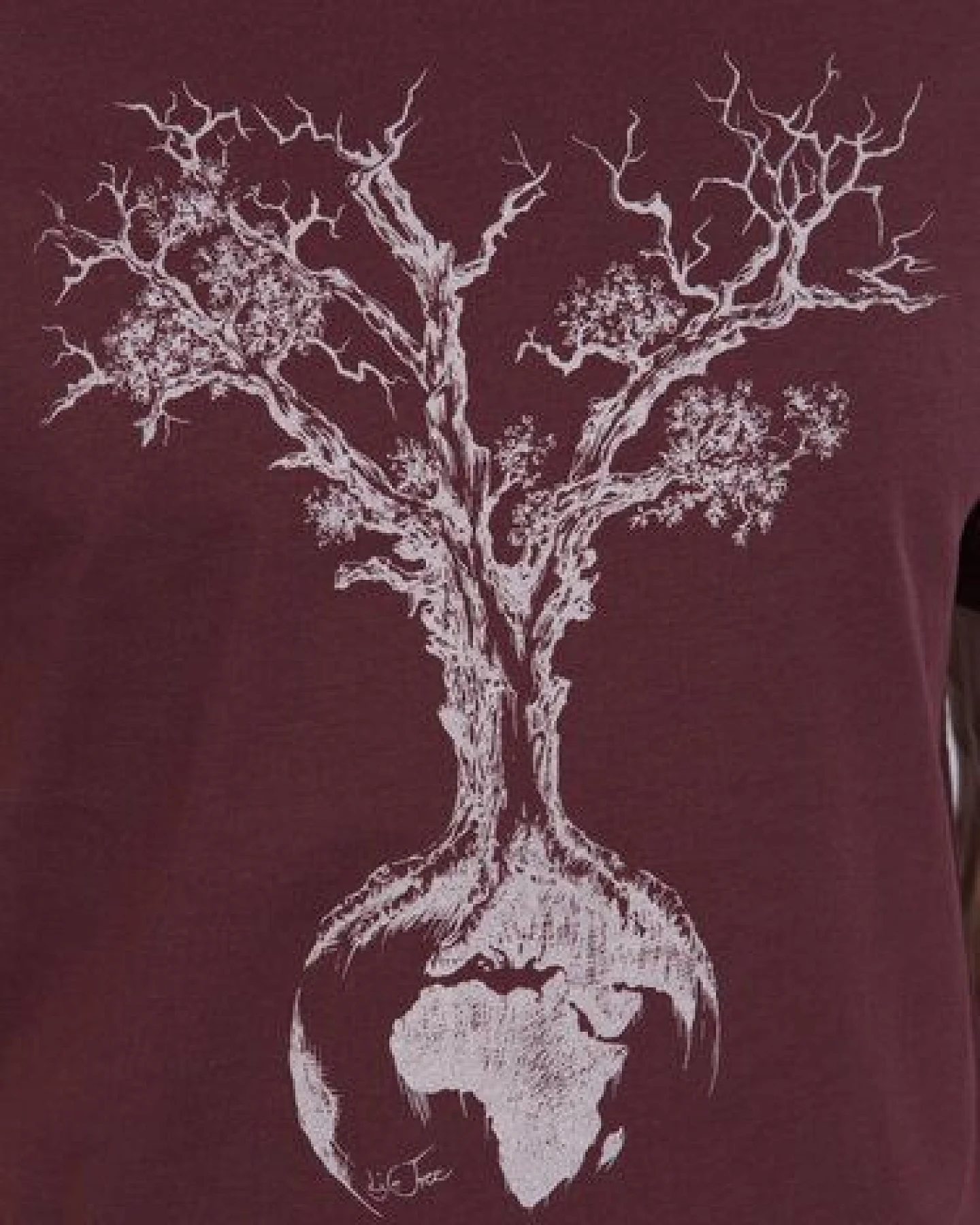 Life-Tree Organic Fairwear Shirt Men Weltenbaum – Ansicht 3