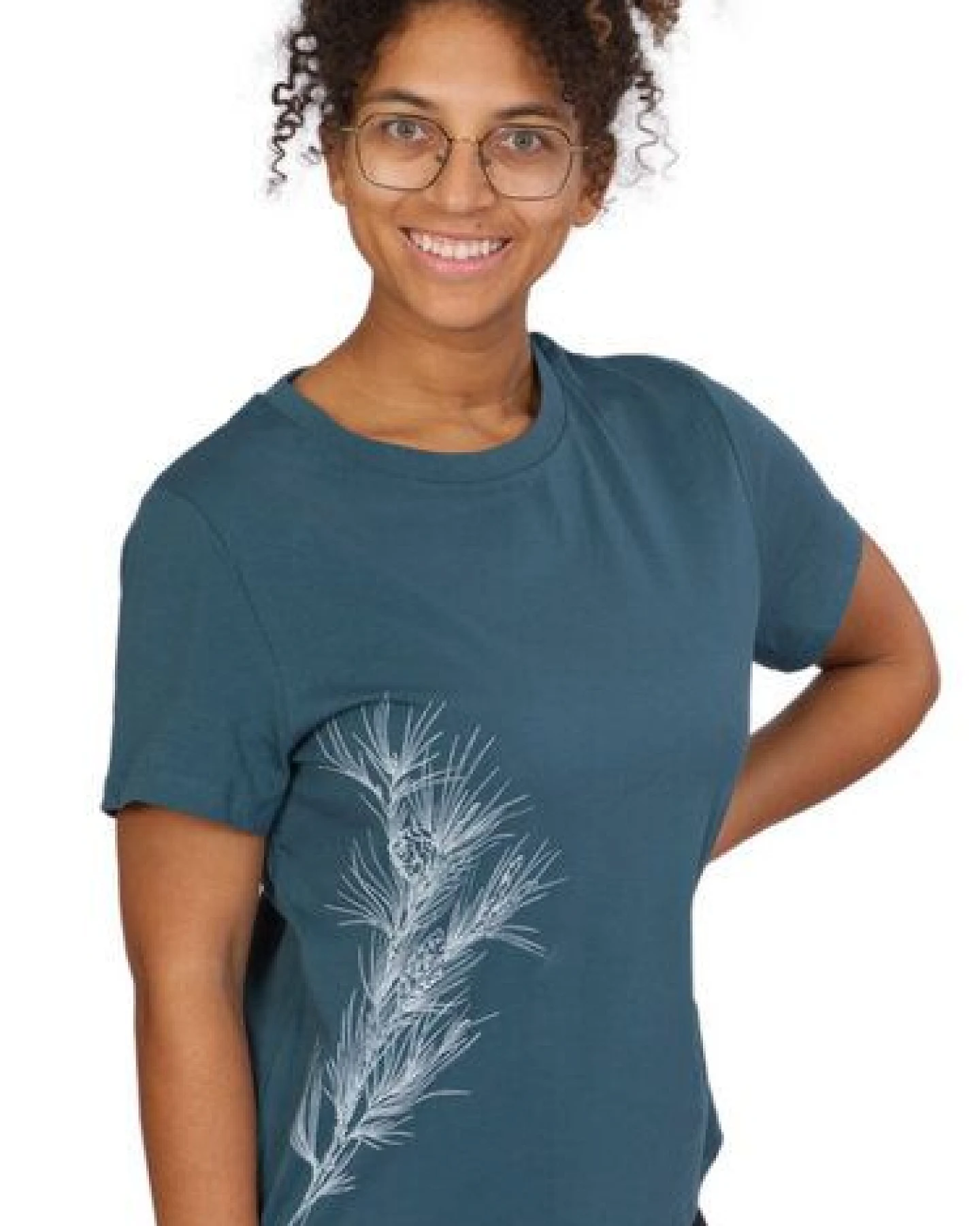 Life-Tree Organic Fairwear Shirt Women Stargazer Pine Branch – Ansicht 2