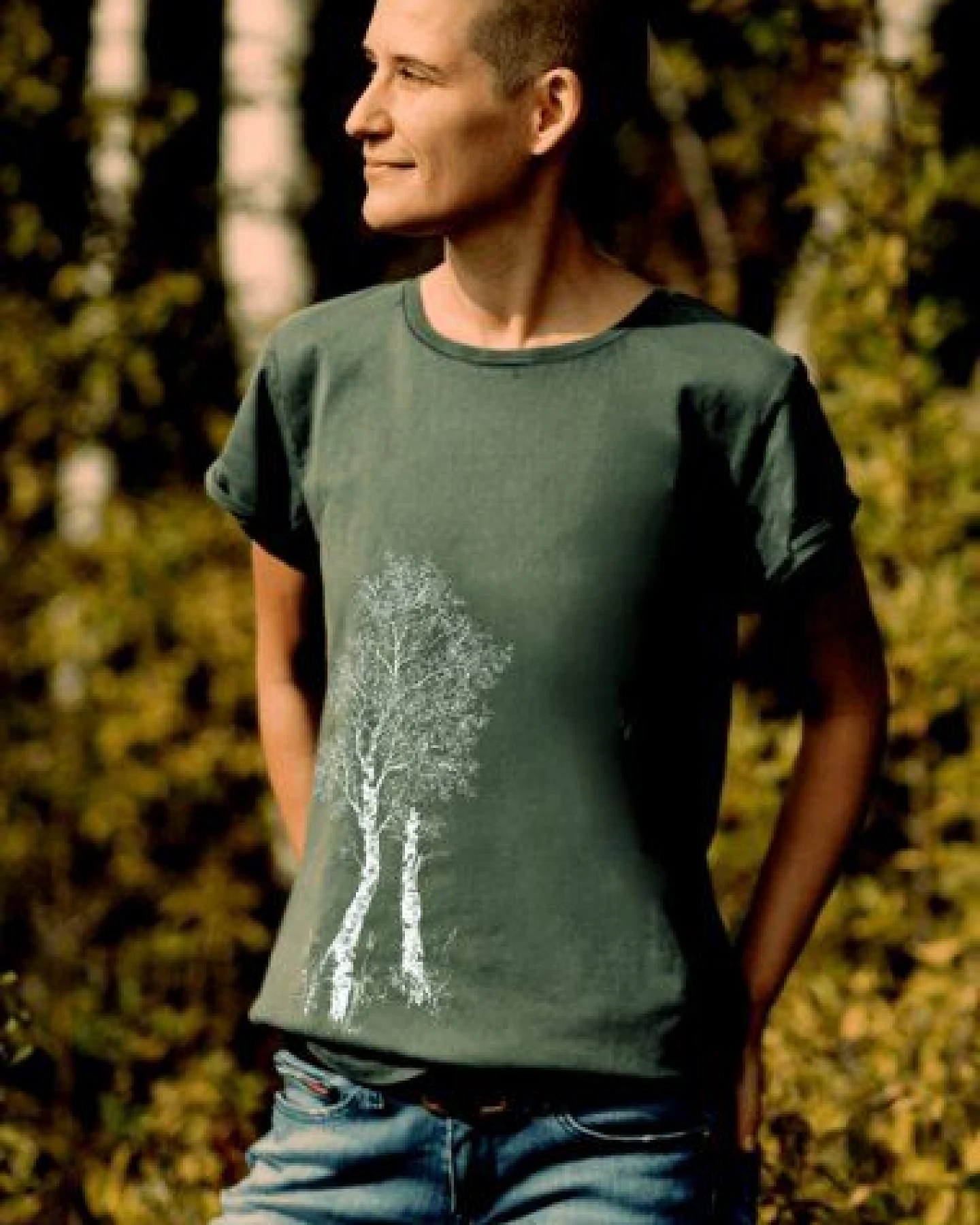 Life-Tree Organic Fairwear Shirt Women Birke – Ansicht 3