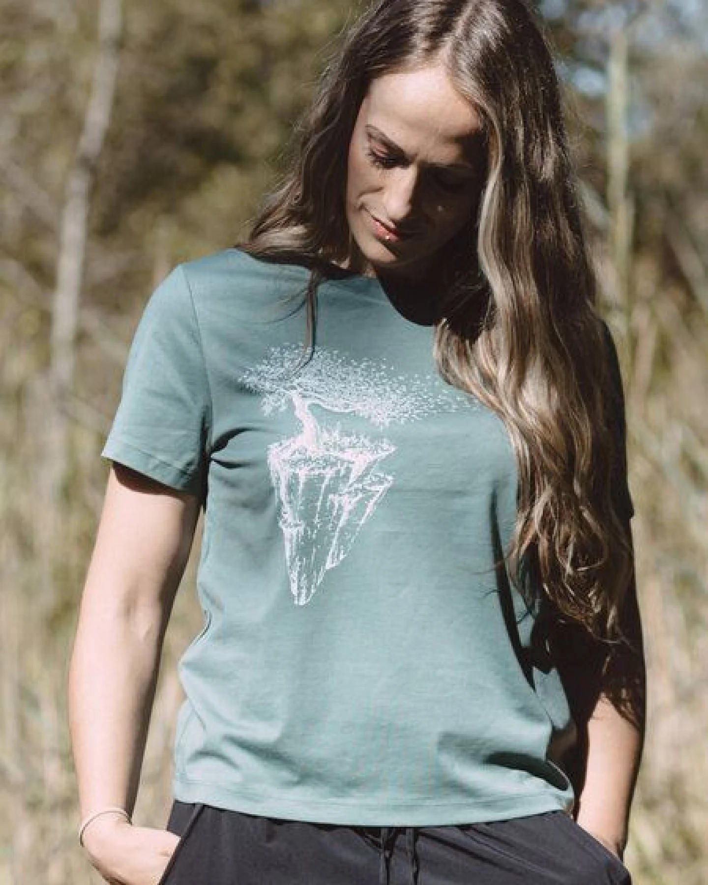 Life-Tree Organic Fairwear Shirt Women Fairwear Organic Bay Maple Island – Ansicht 4