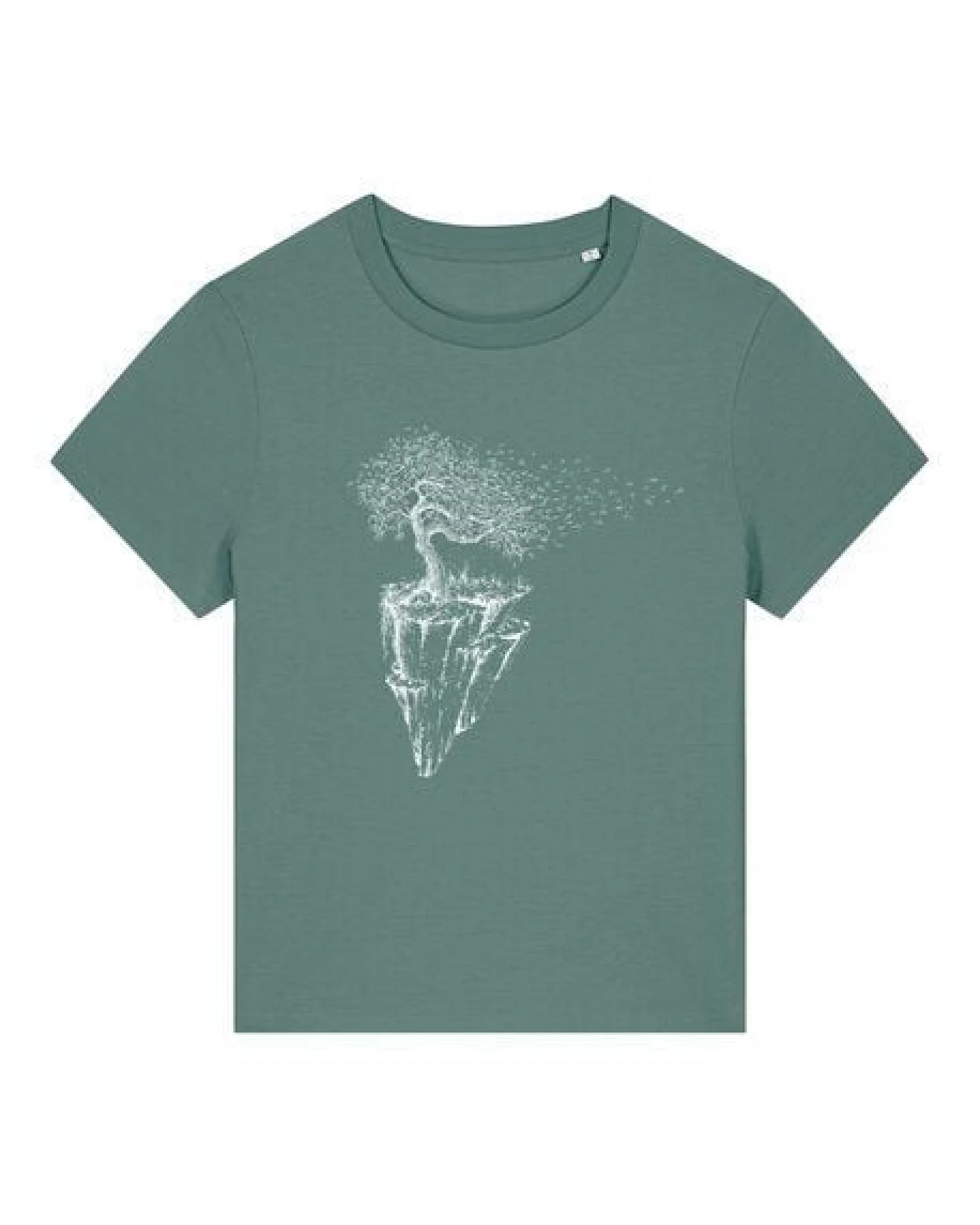 Life-Tree Shirt aus Biobaumwolle Fairwear für Damen "Maple Island" in Green Bay – Ansicht 2