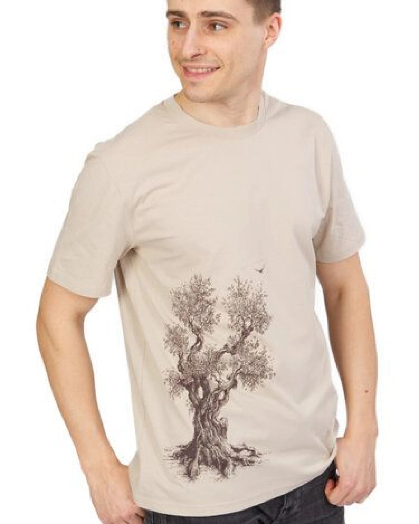 Life-Tree Organic Fairwear Shirt Men Olive Tree – Ansicht 3