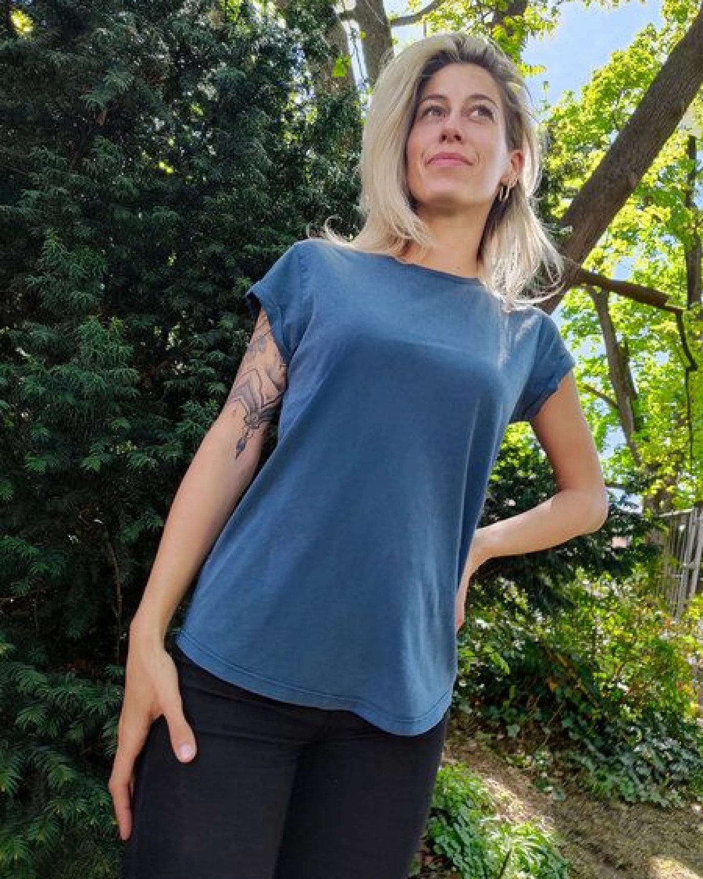 Life-Tree Organic Fairwear Shirt Women Basic – Ansicht 4