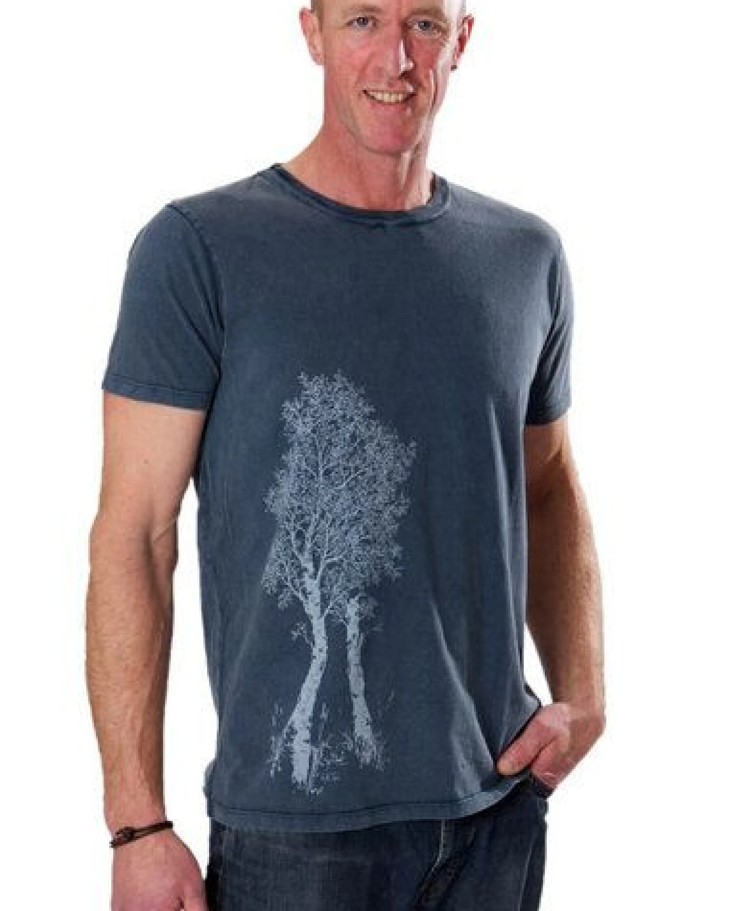 Life-Tree Organic Fairwear Shirt Men Birke – Ansicht 3