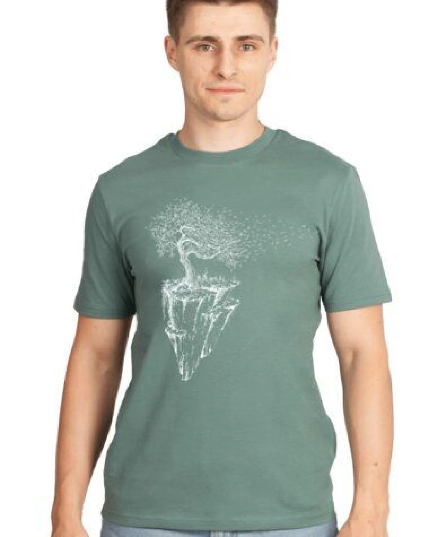 Life-Tree Organic Fairwear Shirt Men Fairwear Organic Desert Dust Maple Island/Sand Desert/ Bay/Natur – Ansicht 3