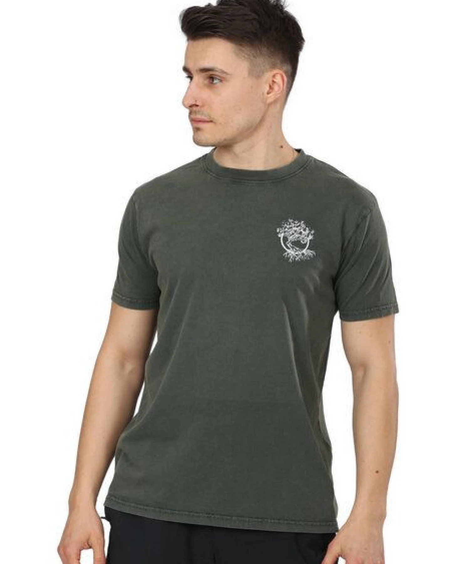 Life-Tree Organic Fairwear Shirt Men Olive – Ansicht 3