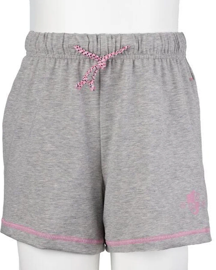 Haasis Bodywear Mädchen Short kurz mit Seitentaschen und Motivdruck, Single Jersey mit Elasthan, reine Bio Baumwolle, GOTS zertifiziert, Made in Europe