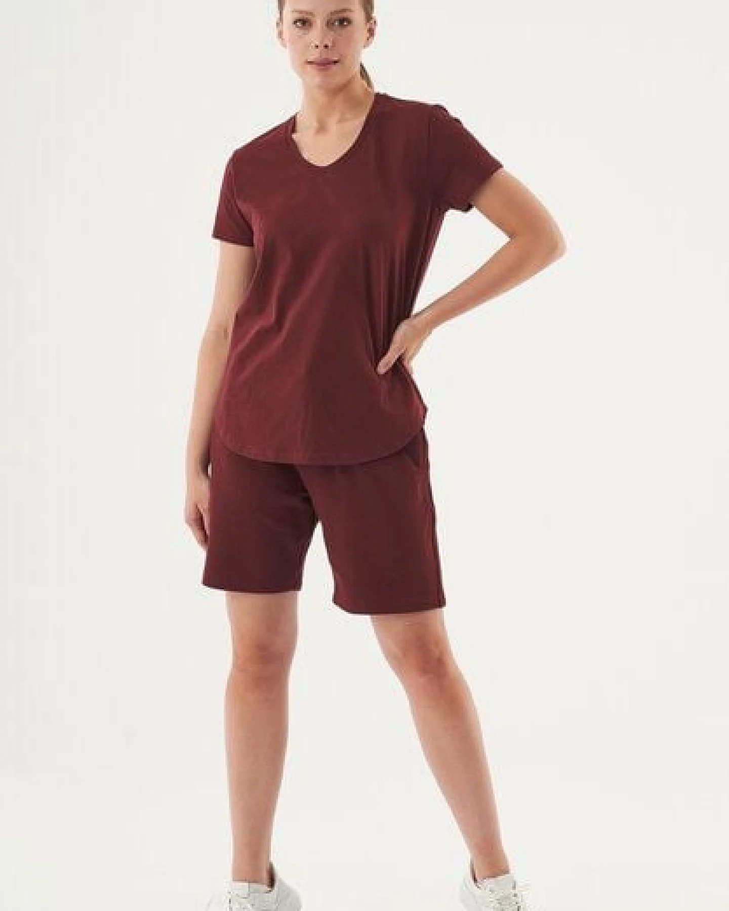 ORGANICATION Damen ESSENTIALS-SHEYMA- Shorts aus Bio-Baumwolle – Ansicht 2