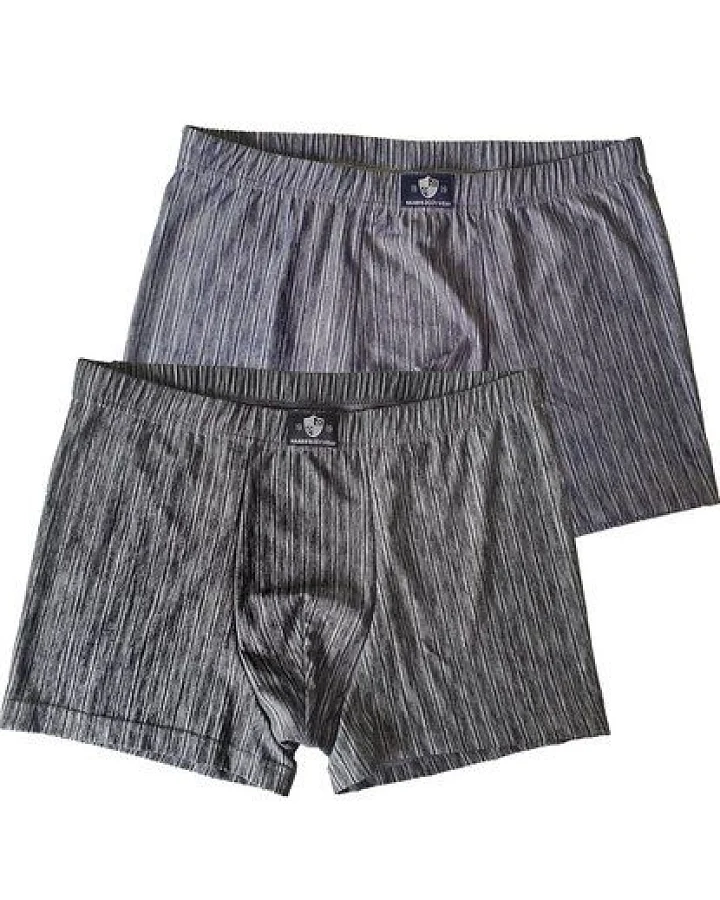 Haasis Bodywear Herren Pants 2er Pack, Single Jersey, recycelte Q-Nova Faser 6.6