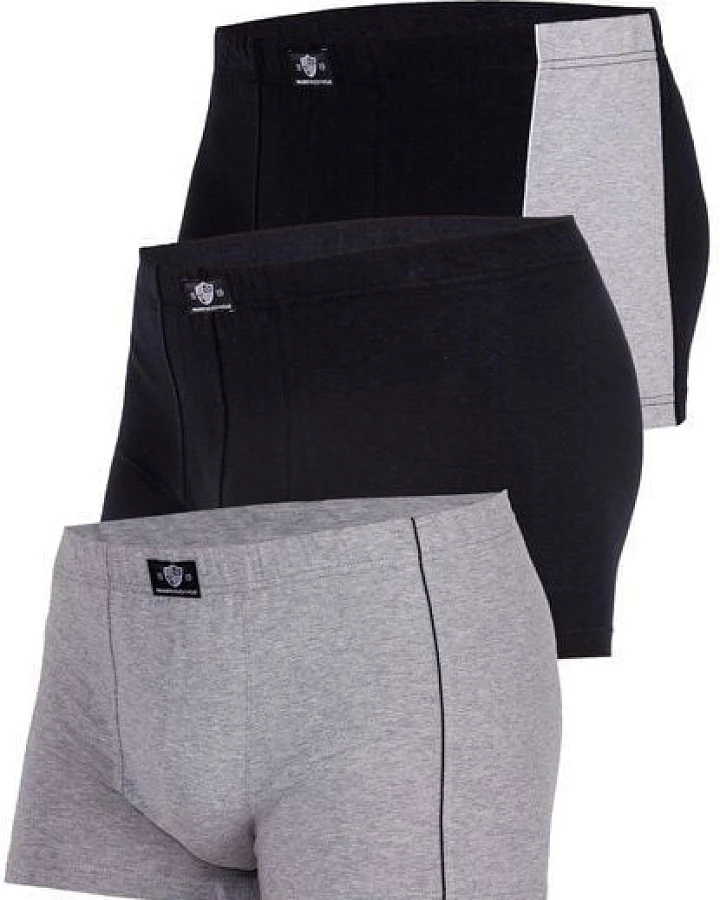 Haasis Bodywear Herren Pants 3er Pack ohne Eingriff, Single Jersey,