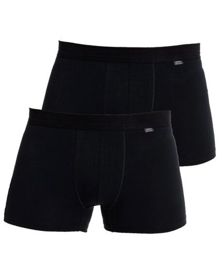 Haasis Bodywear Herren Pants, ohne Eingriff, Weichgummibund, 2er Pack, GOTS zertifiziert