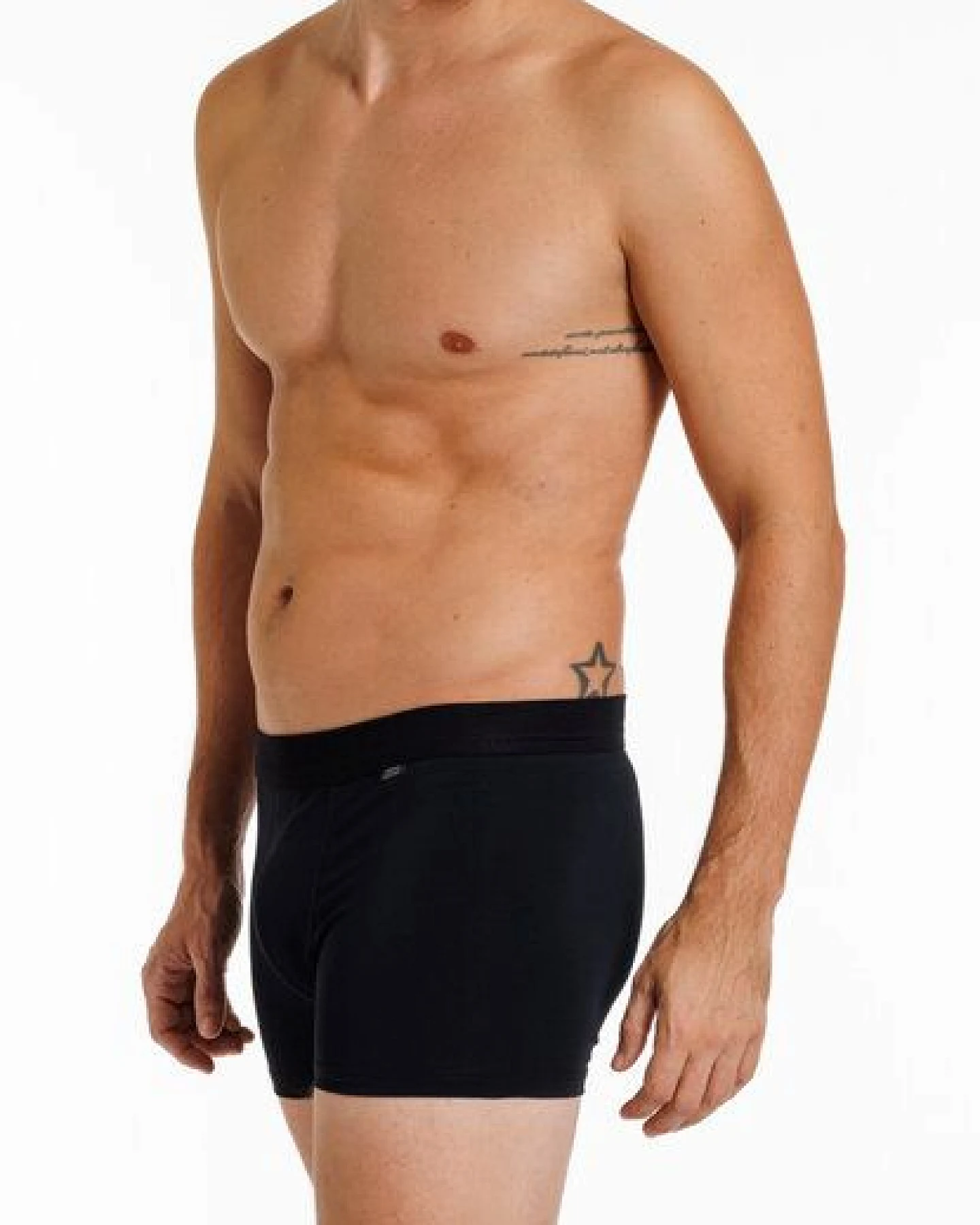 Haasis Bodywear Herren Pants, ohne Eingriff, Weichgummibund, 2er Pack, GOTS zertifiziert – Ansicht 3