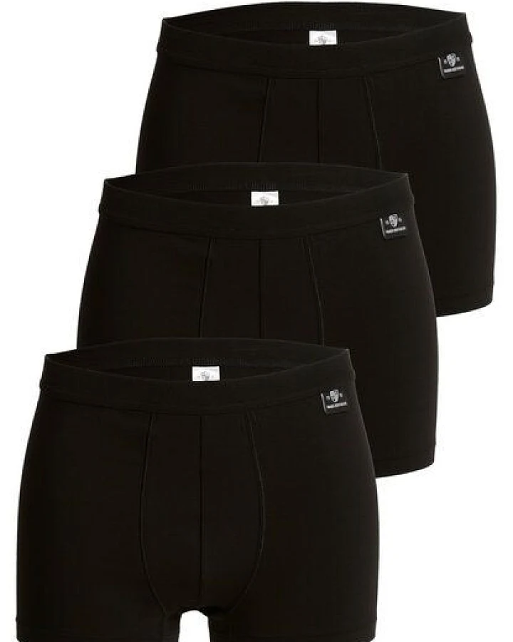Haasis Bodywear Herren Pants, ohne Eingriff, Weichgummibund, 3er Pack, Bio Baumwolle/Elasthan, GOTS zertifiziert