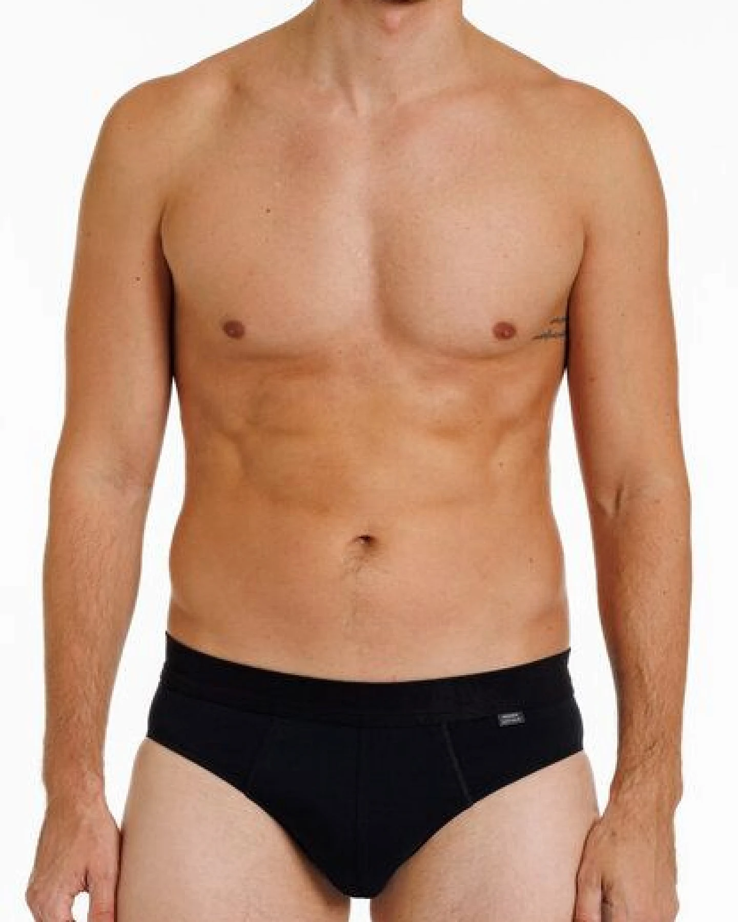 Haasis Bodywear Herren Slip, ohne Eingriff, Weichgummibund, 2er Pack, GOTS zertifiziert – Ansicht 2