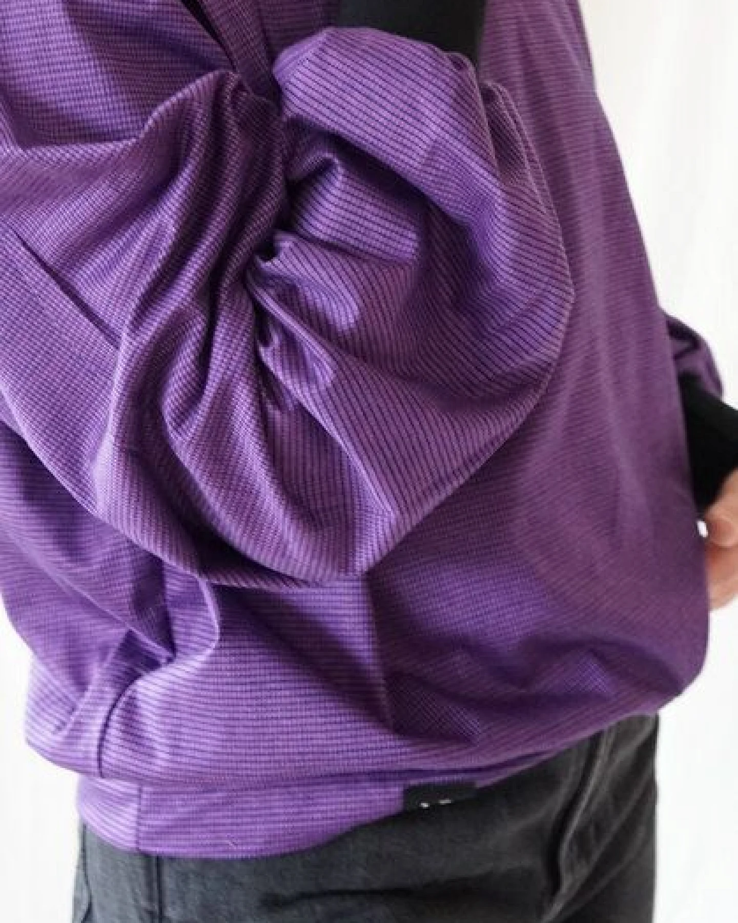 Lena Schokolade Blouson Sweater lila – Ansicht 2
