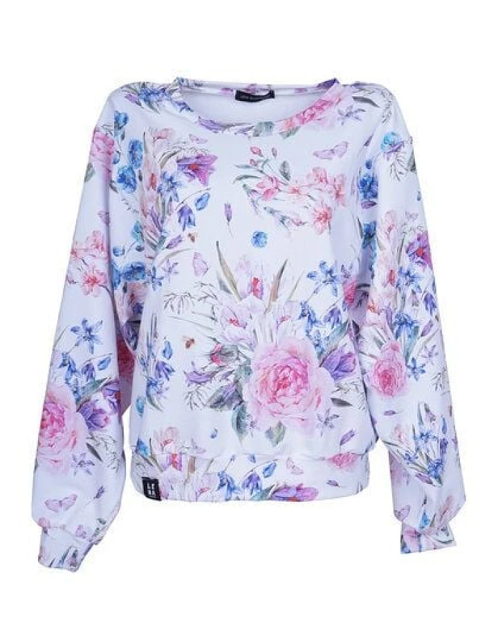 Lena Schokolade Flower Sweater aus Bio-Baumwolle