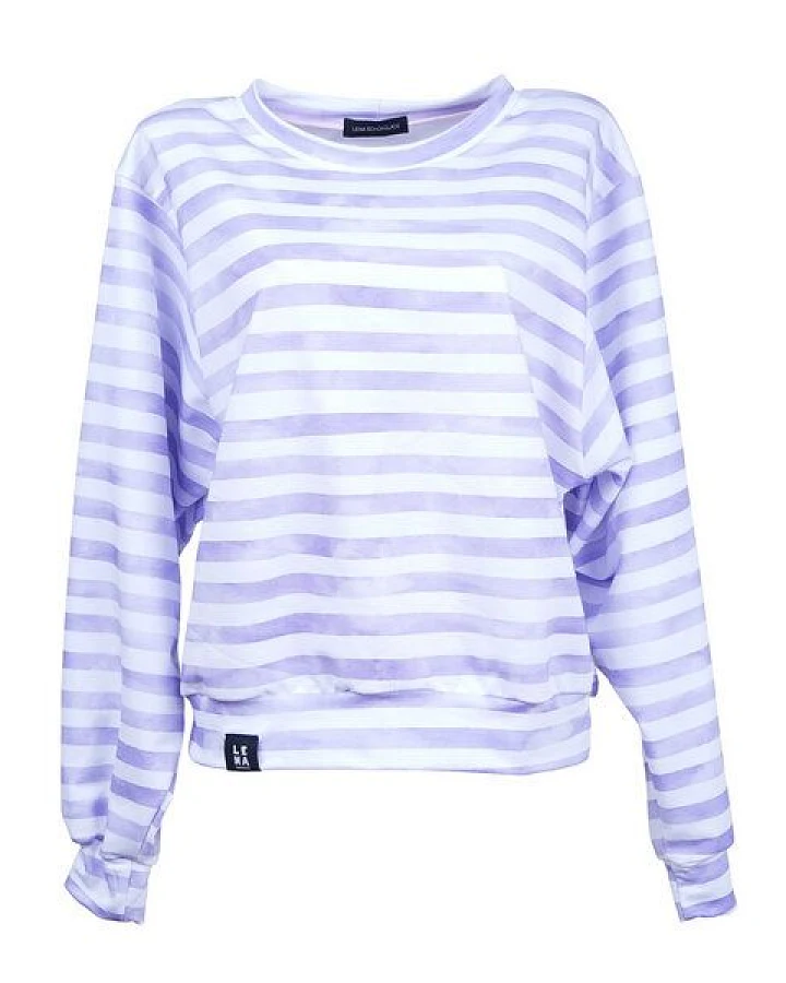 Lena Schokolade Sweater Pastell Stripes Bio versch. Farben