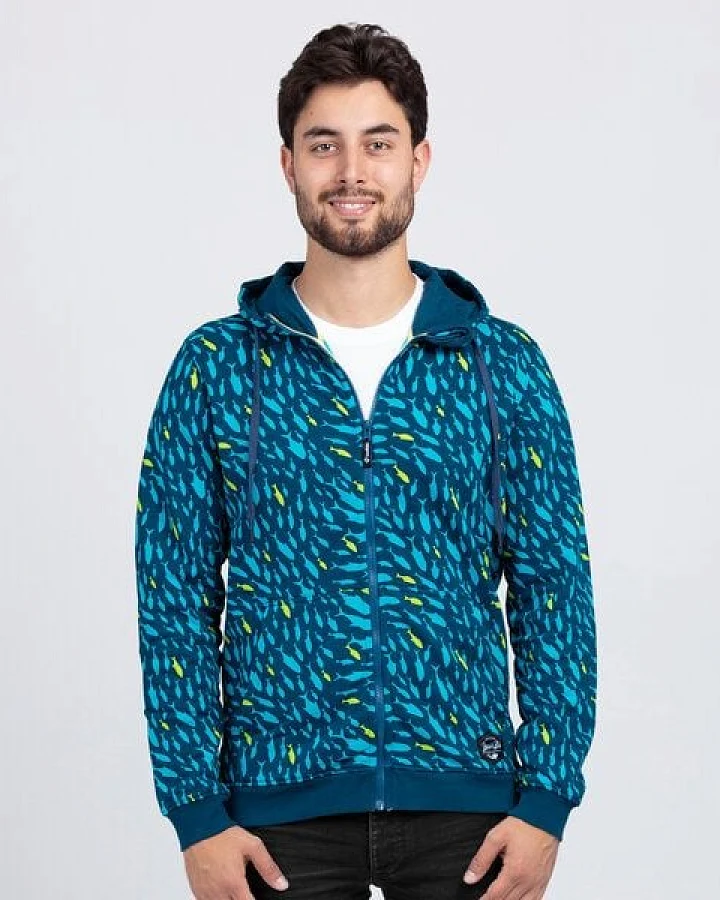 Lexi&Bö School of fish Zip Hoodie Herren