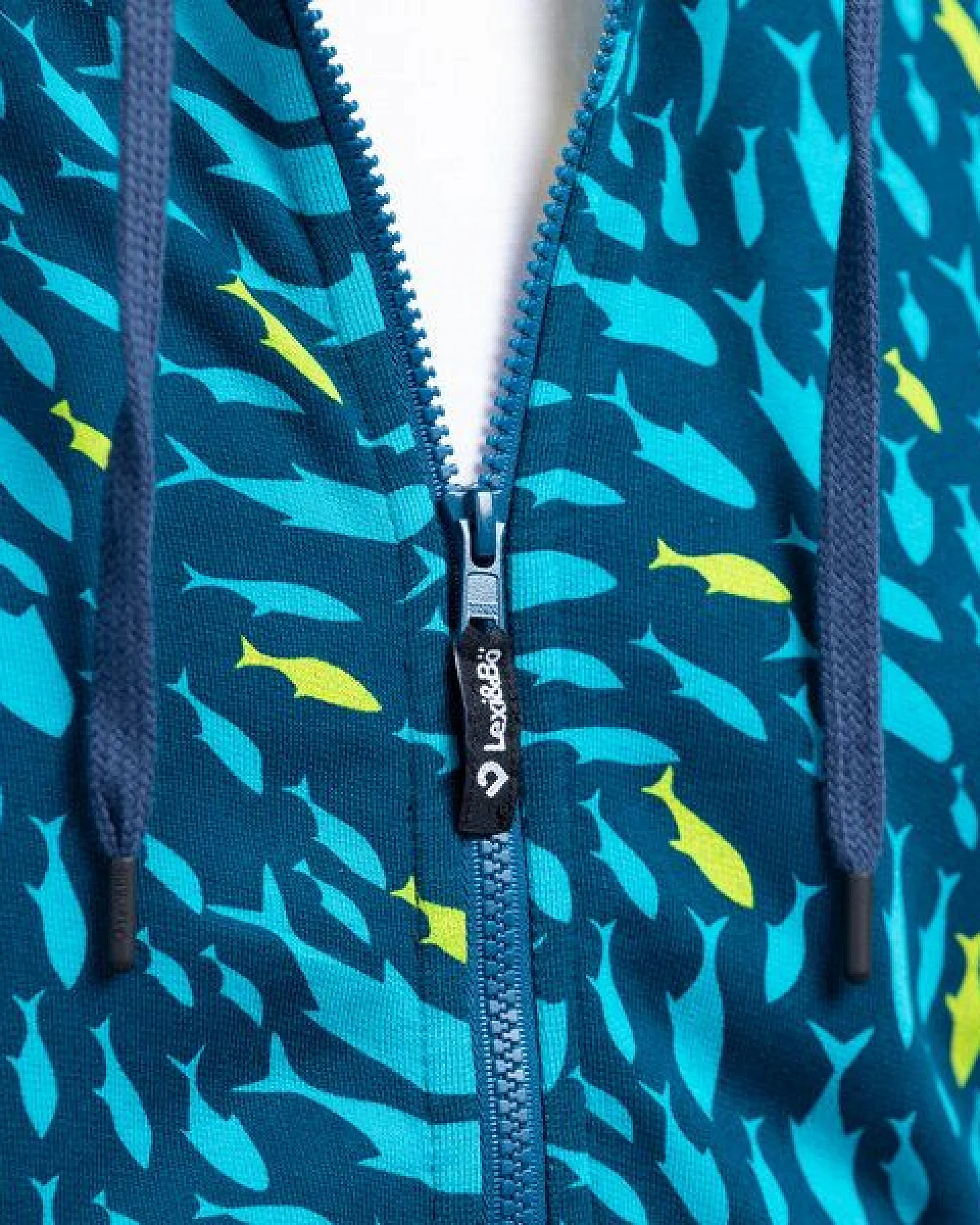 Lexi&Bö School of fish Zip Hoodie Herren – Ansicht 4