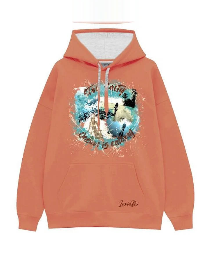 Lexi&Bö Stay Salty Oversized Damen Hoodie