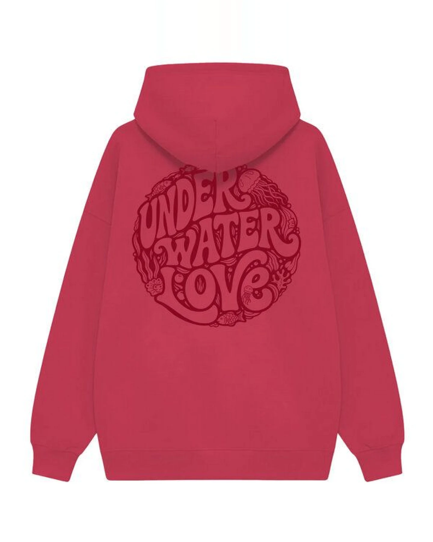 Lexi&Bö Under Water Love Oversized Hoodie Damen – Ansicht 2