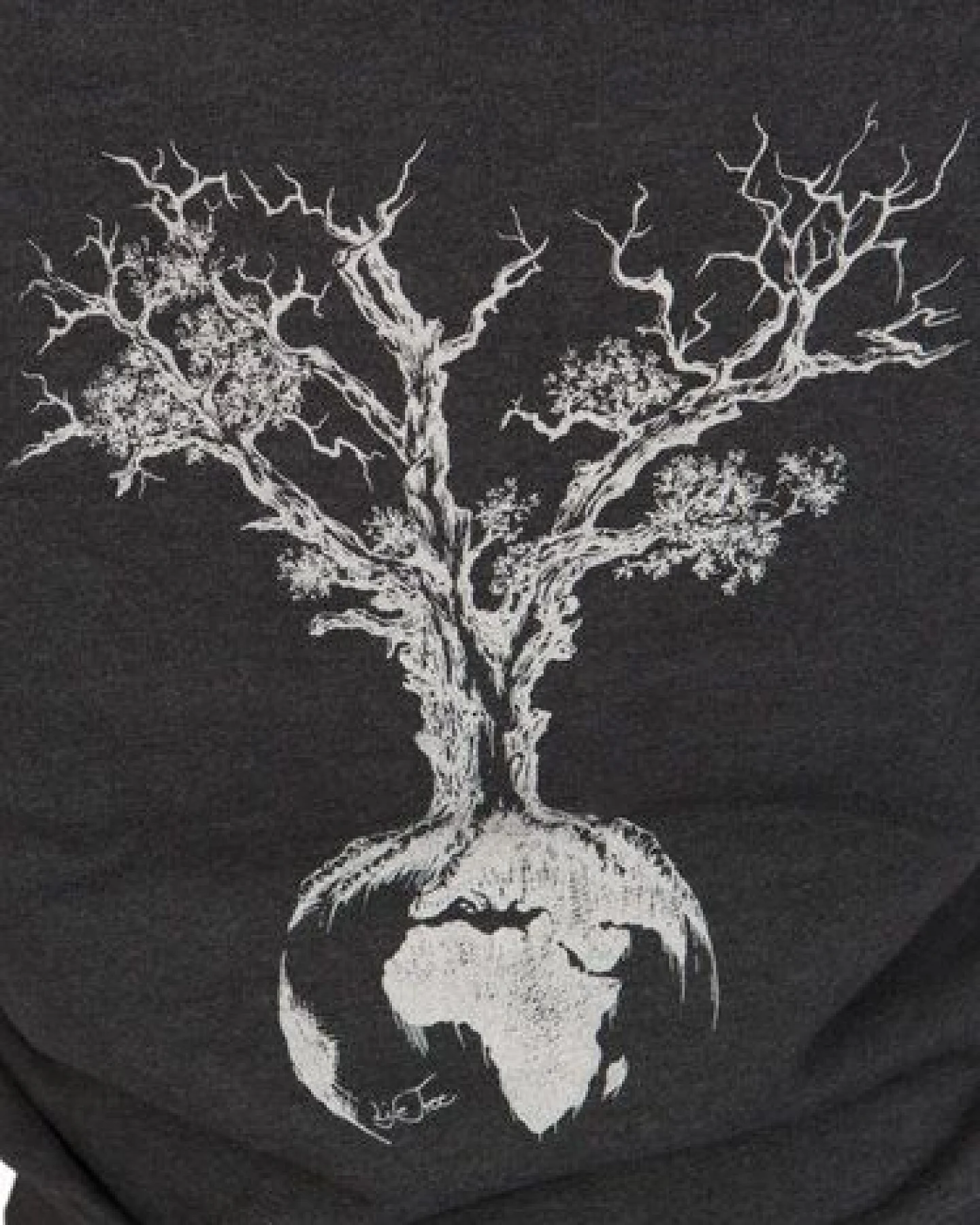 Life-Tree Organic Fairwear Hoodie Unisex Weltenbaum – Ansicht 4