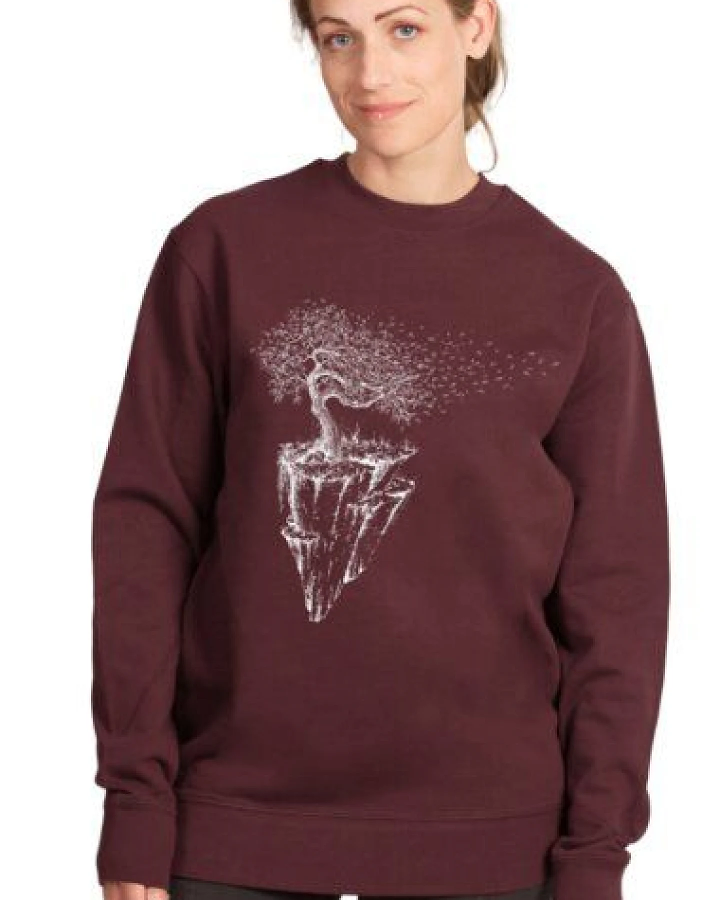 Life-Tree Organic Fairwear Sweater Unisex Fairwear Organic Maple Island – Ansicht 3