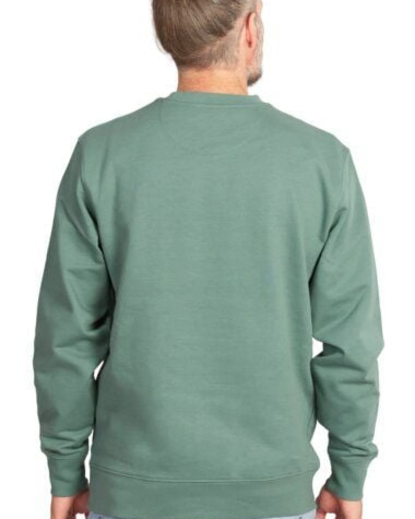 Life-Tree Sweater aus Biobaumwolle Fairwear Unisex "WoodenIris" in Green Bay – Ansicht 4