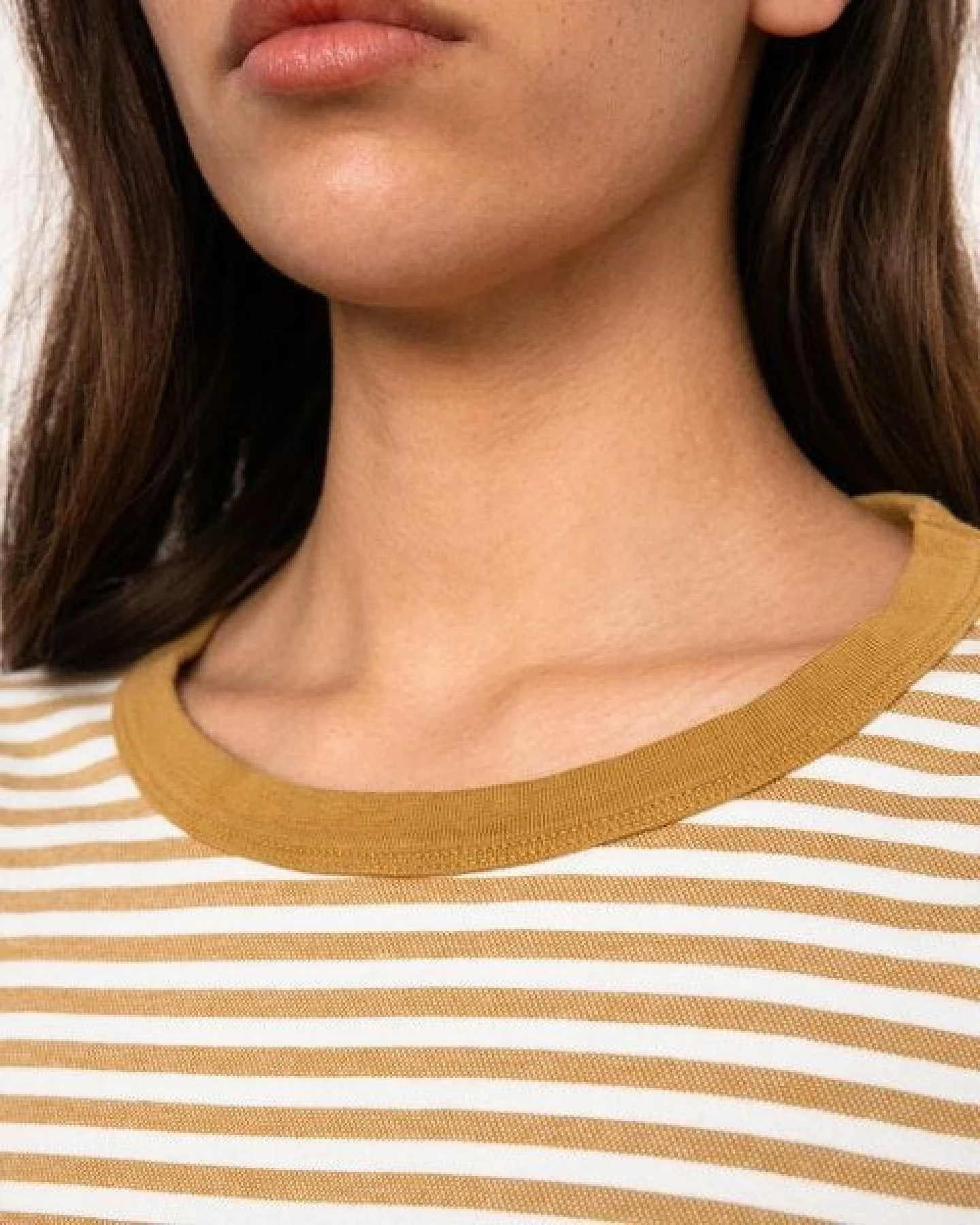 Rotholz Gestreiftes T-Shirt Bio Baumwolle – Ansicht 3