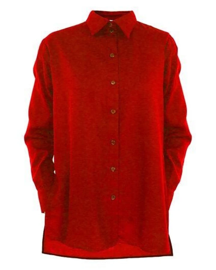 Sophia Schneider-Esleben Unisex Shirt Lui, Red - Unisex Hemd Damenhemd und Herrenhemd aus Bio-Baumwolle