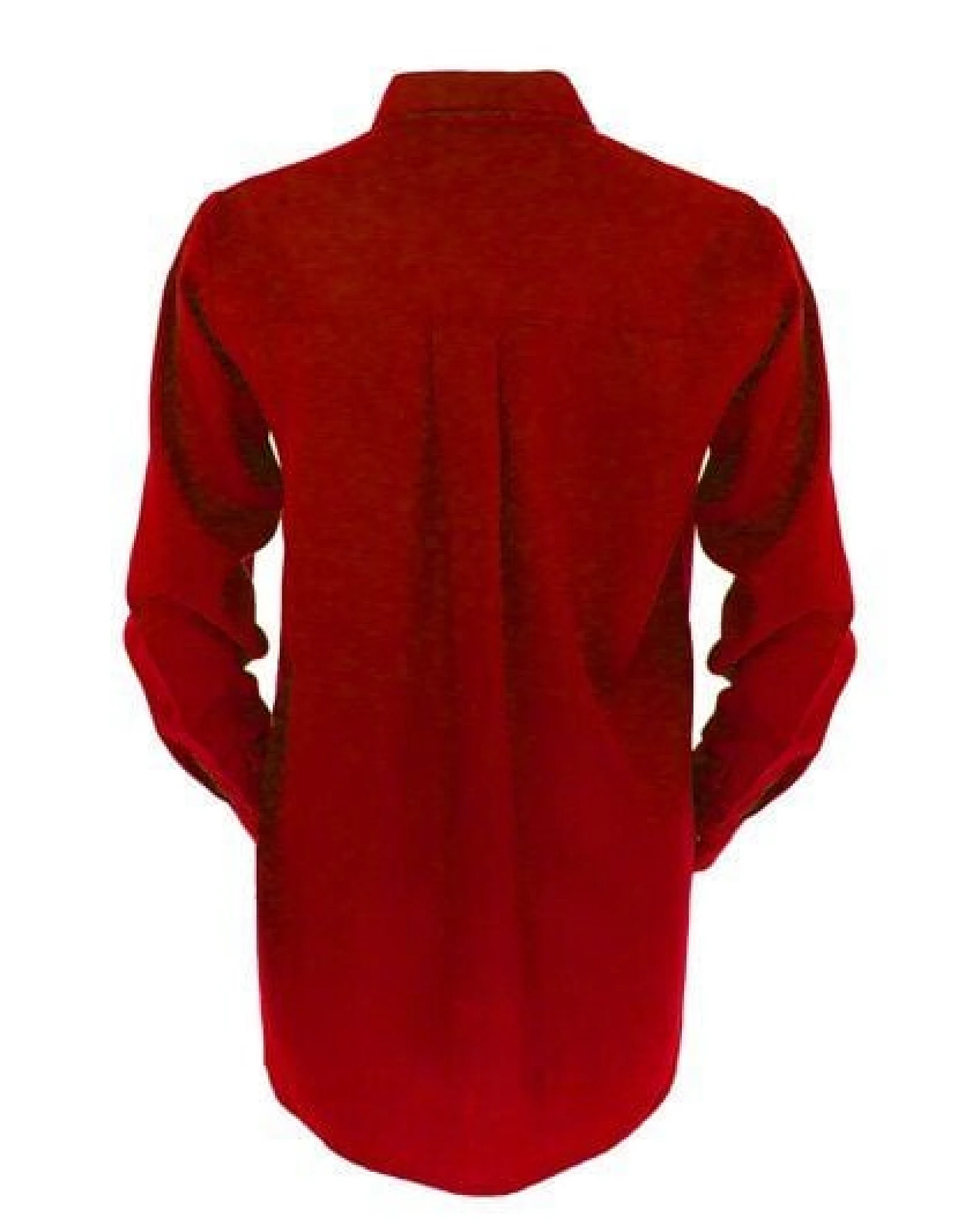 Sophia Schneider-Esleben Unisex Shirt Lui, Red - Unisex Hemd Damenhemd und Herrenhemd aus Bio-Baumwolle – Ansicht 4
