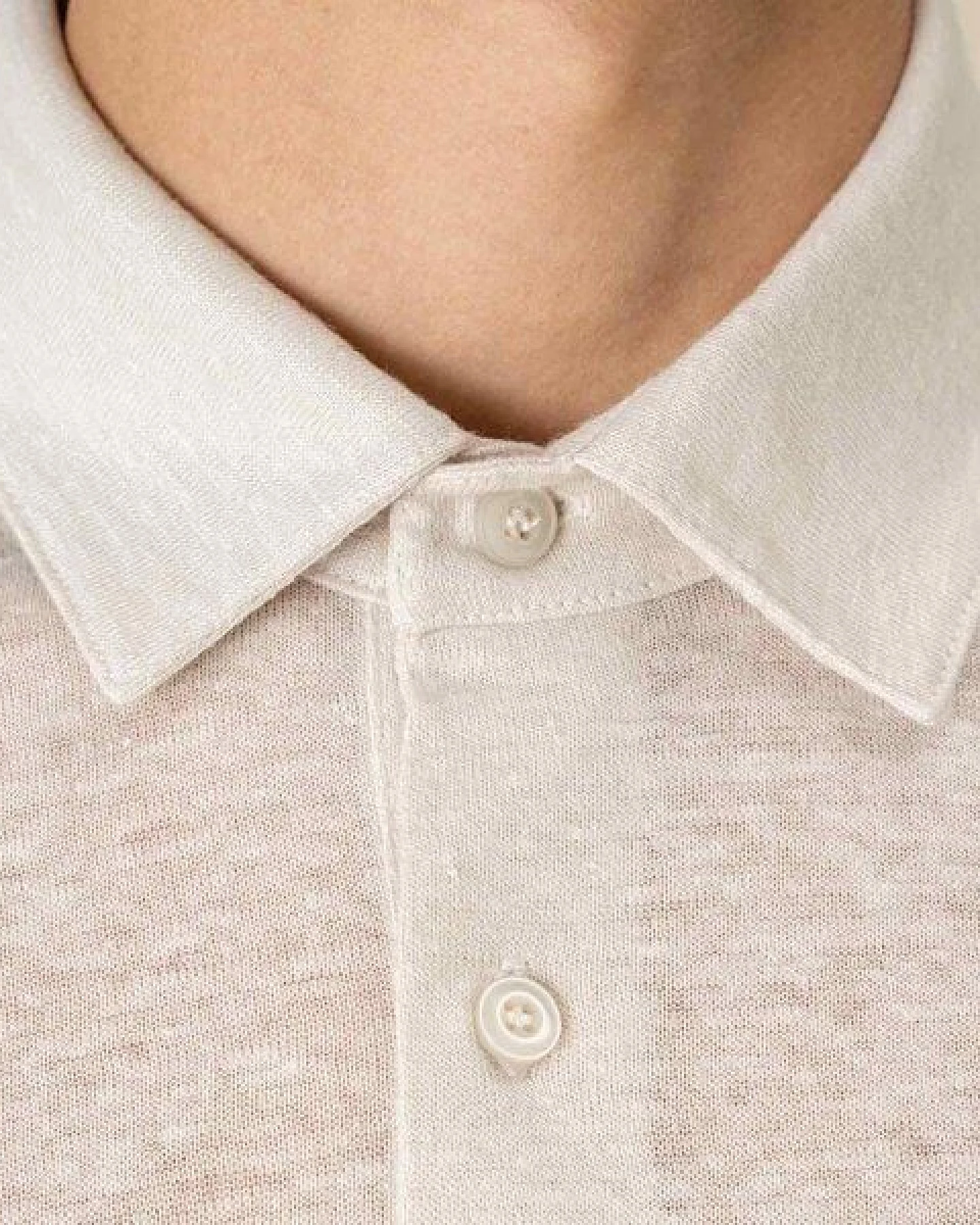 YTWOO Leichtes Herren Leinen Poloshirt – Ansicht 4