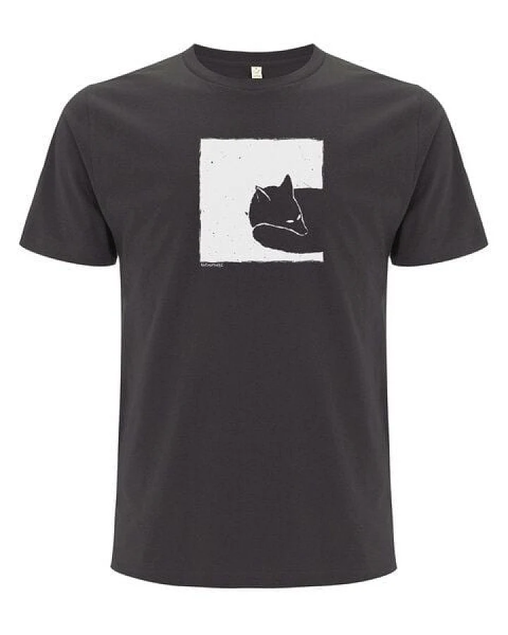 ilovemixtapes Biofaires Fox in a box Unisex T-Shirt aus Bio-Baumwolle