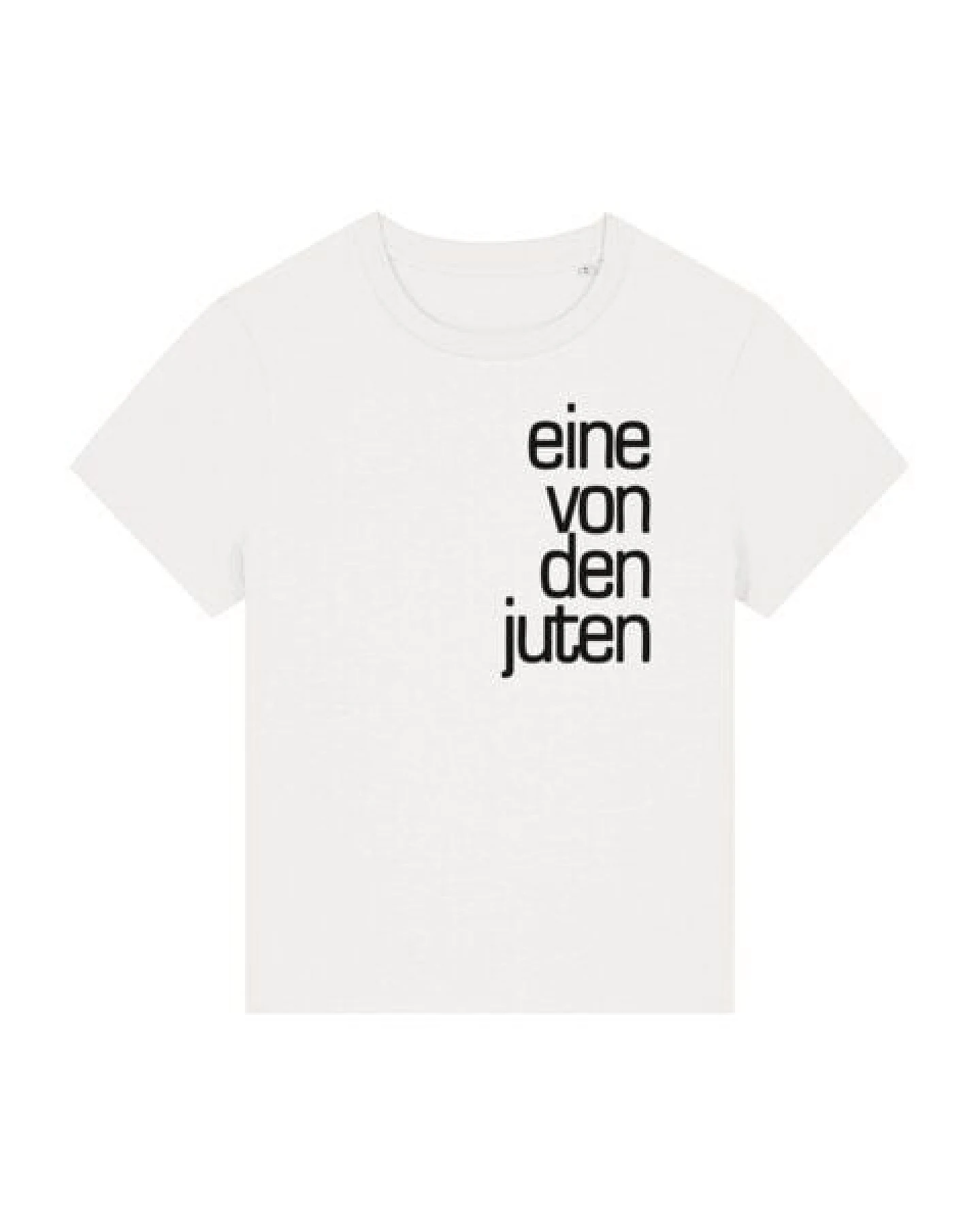 ilovemixtapes Damen T-Shirt „eine von den juten“ – Bio-Baumwolle, handbedruckt, fair & nachhaltig – Ansicht 2