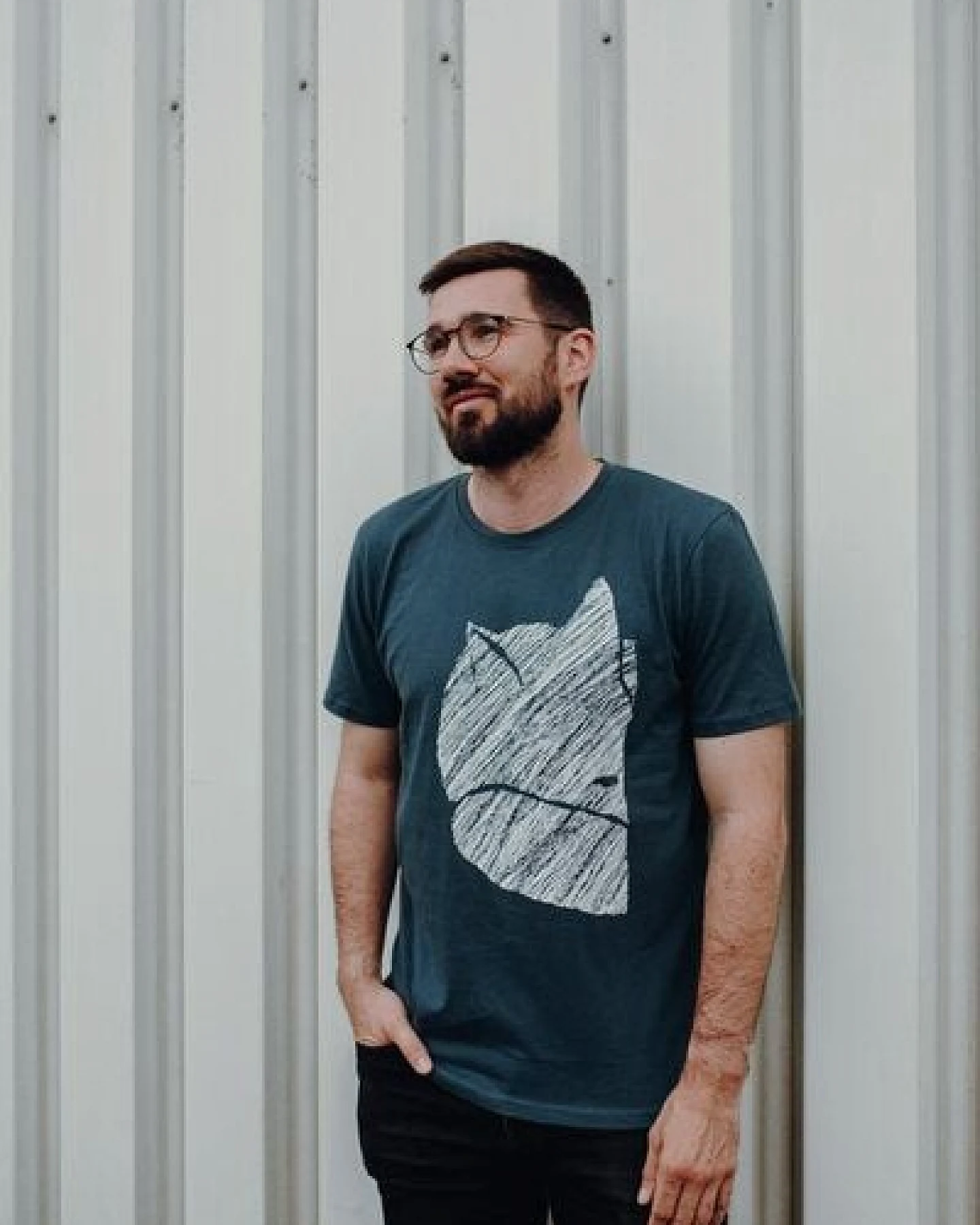 ilovemixtapes Fuchs 2.0 Men T-Shirt aus Biobaumwolle ILI02 stargazer – Ansicht 2