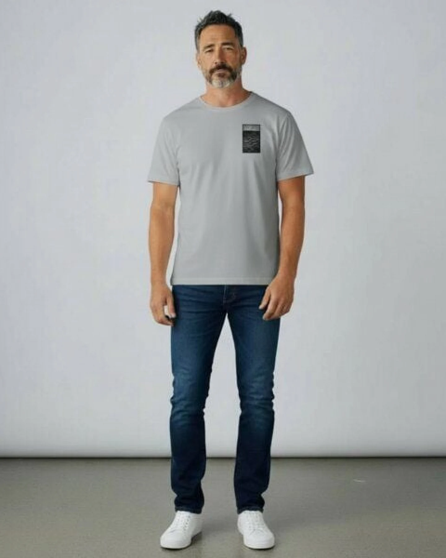 ilovemixtapes Raue See Unisex T-Shirt – Bio Baumwolle – Handdruck – Unisex Relaxed Fit – Nachhaltig & Vegan – Ansicht 2