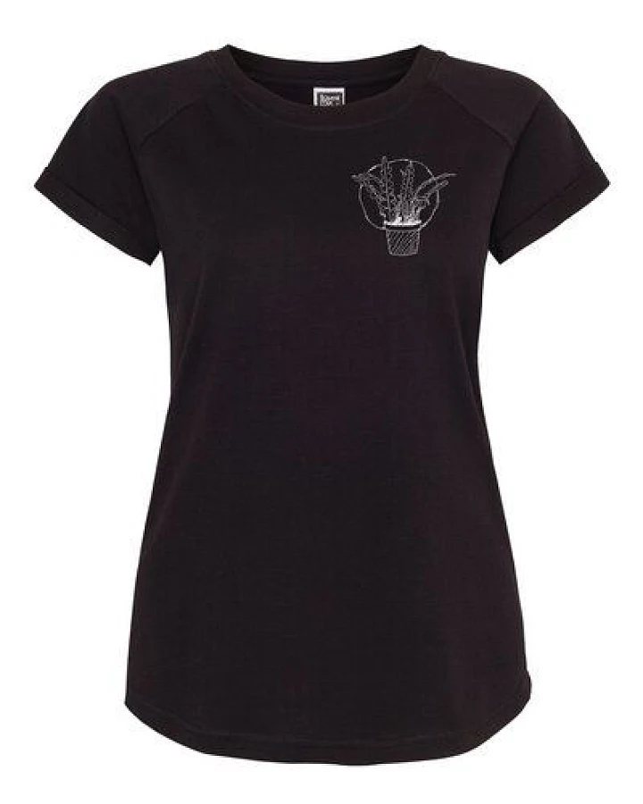 ilovemixtapes Sägeblattkaktus Pflanze Kaktus Frauen Raglan T-Shirt Biobaumwolle ILI4