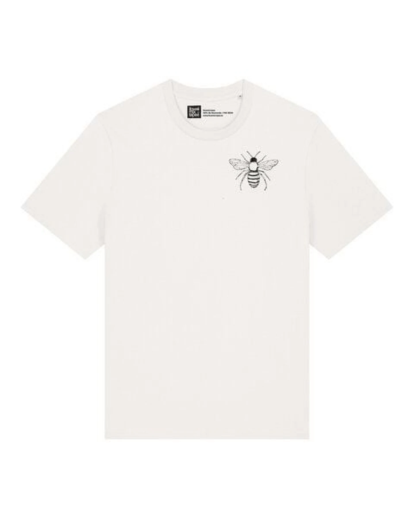 ilovemixtapes T-Shirt mit Bienen-Illustration aus Bio-Baumwolle – handbedruckt & fair – Ansicht 3
