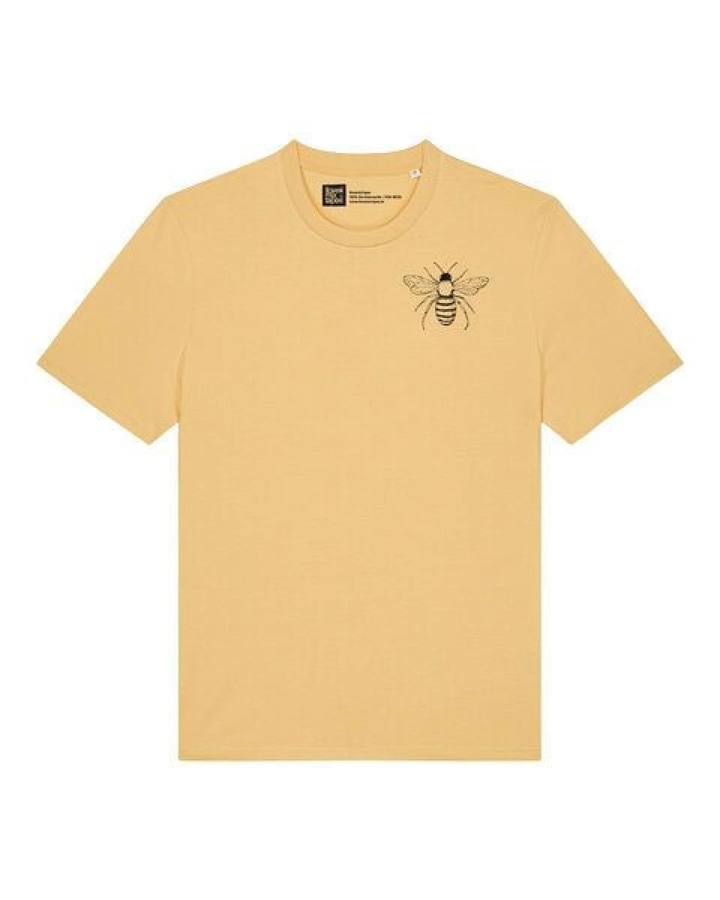 ilovemixtapes T-Shirt mit Bienen-Illustration aus Bio-Baumwolle – handbedruckt & fair – Ansicht 4