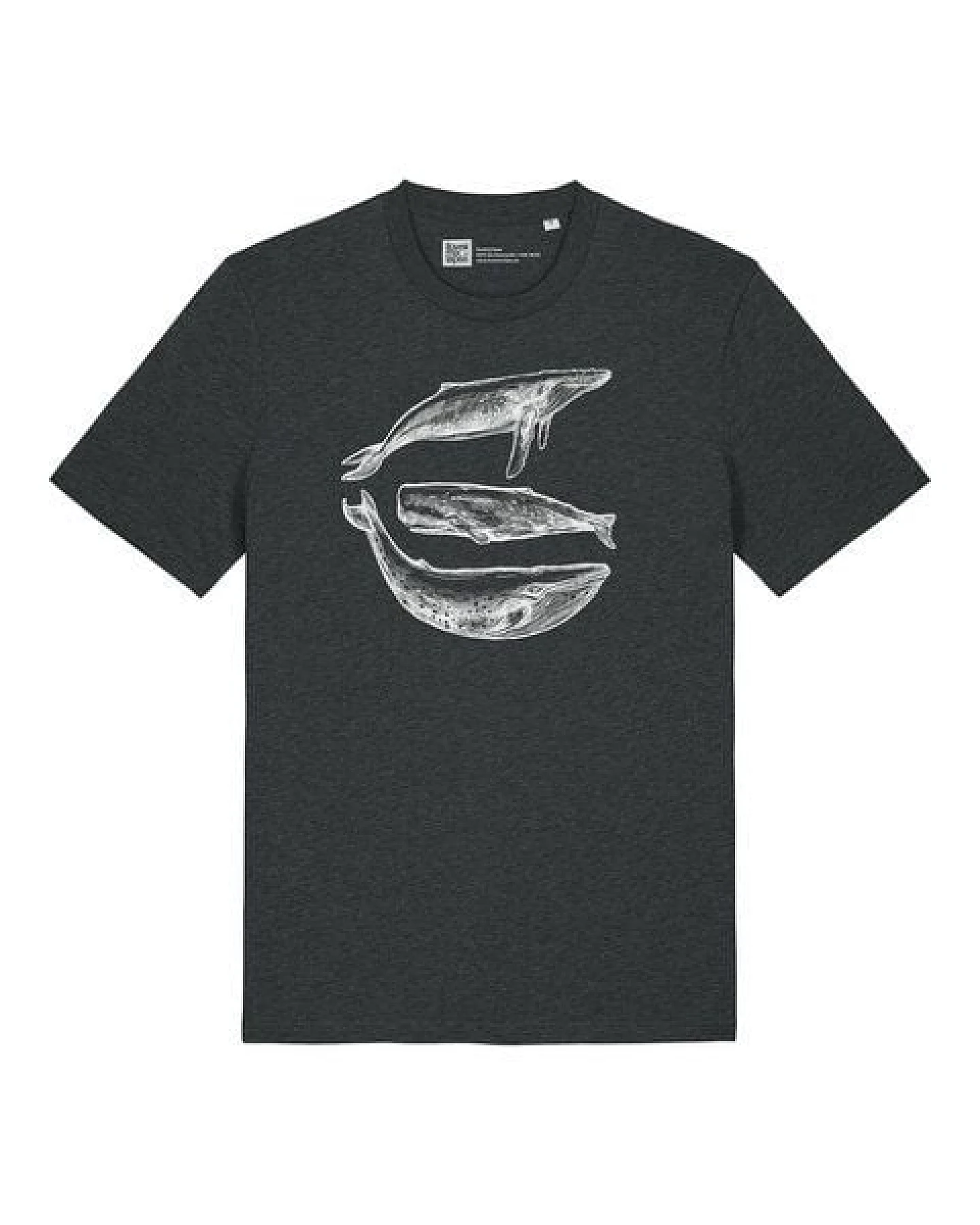 ilovemixtapes Unisex Bio T-Shirt – Three Whales Motiv – Ansicht 2