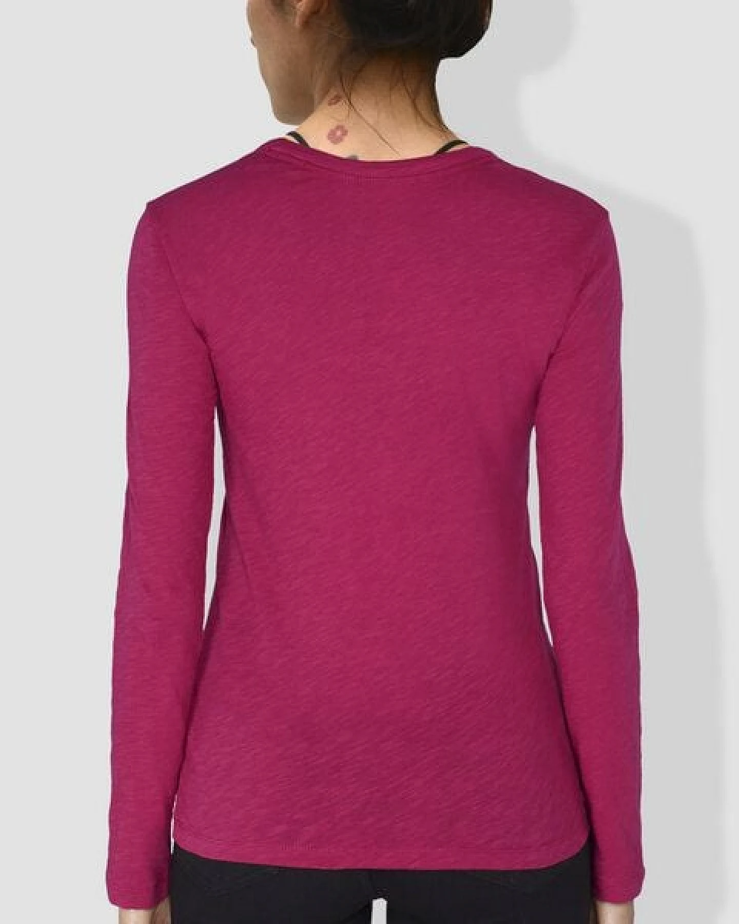 little kiwi Damen Longsleeve, "Wiese", Crystal Stone – Ansicht 3
