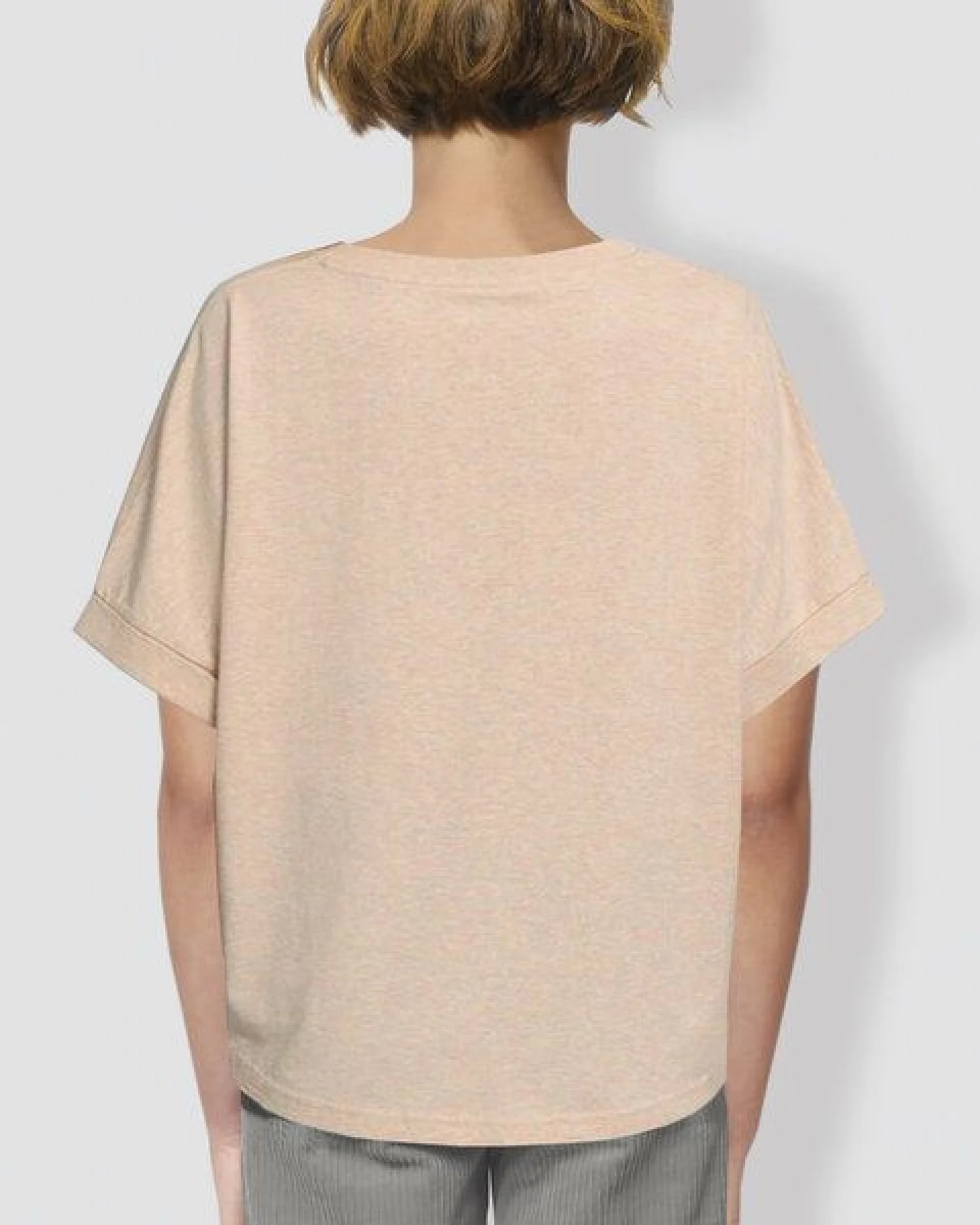 little kiwi Damen T-Shirt, "Kiwi", Heather Rainbow – Ansicht 2